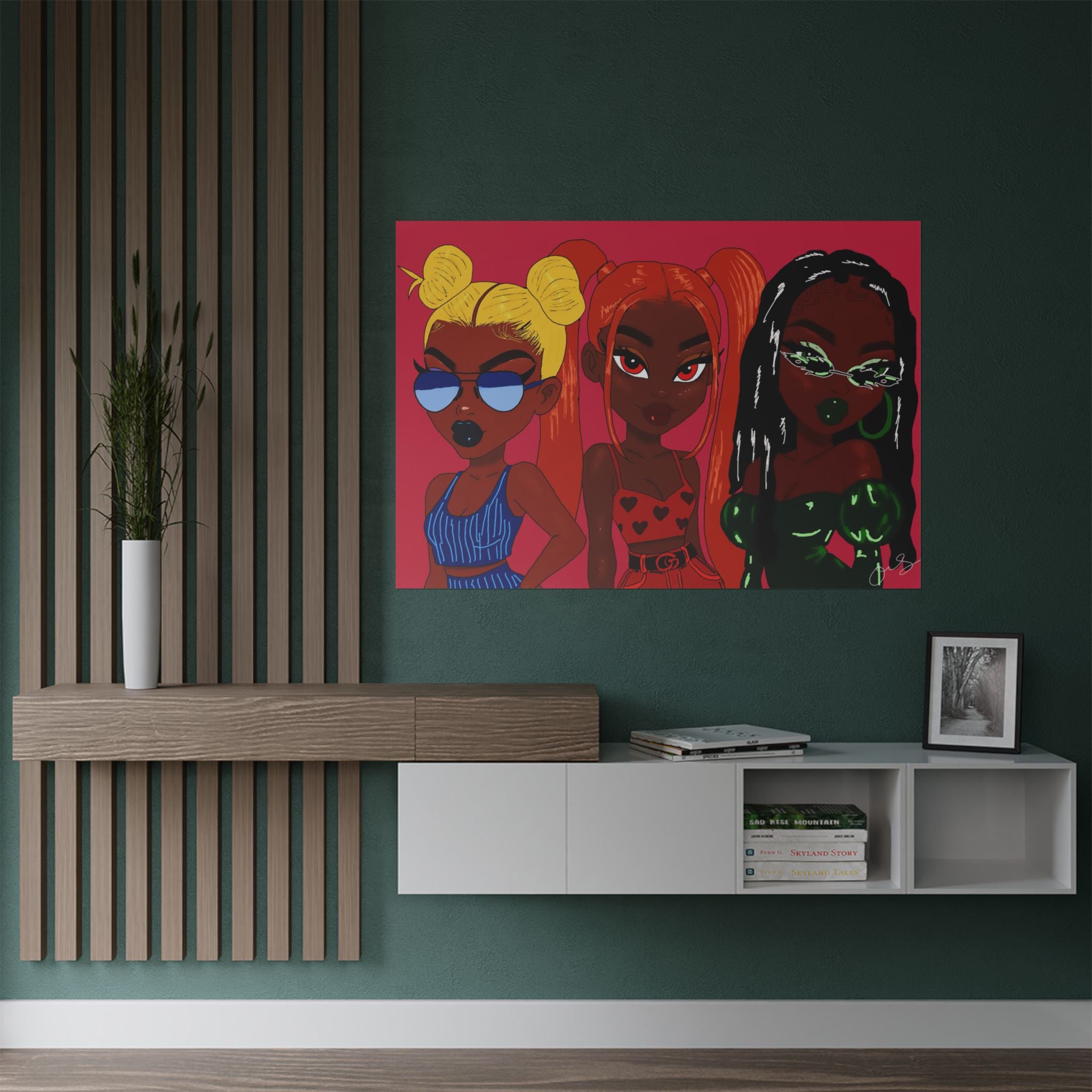Bratz x Powerpuff Girls Poster (Digital Drawn)