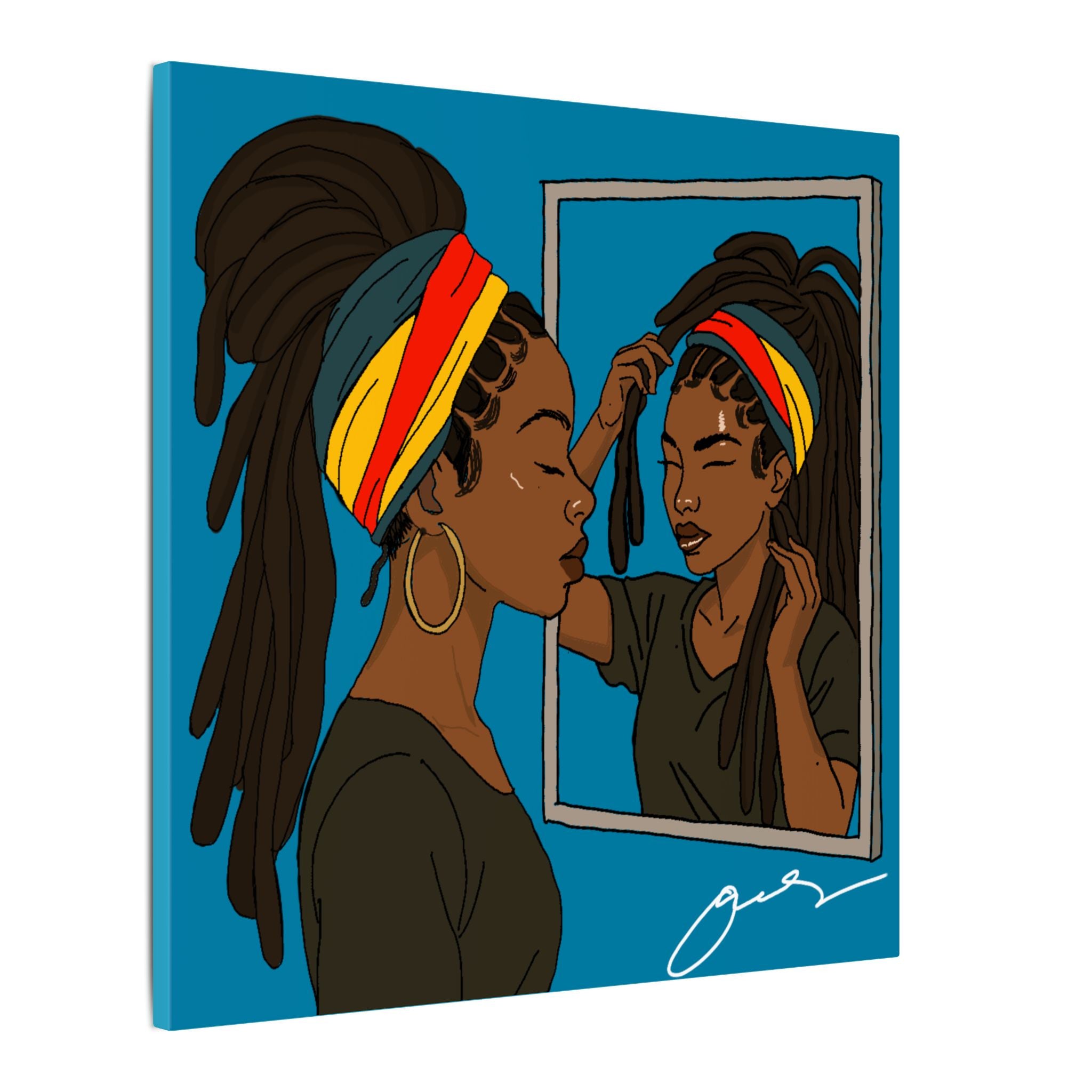 Reflection of Strength (Digital Drawn)