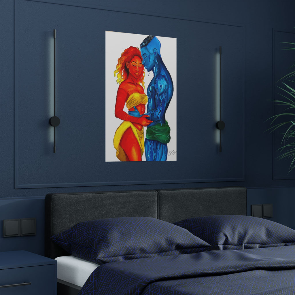 A Love Worth Evaporating For Poster (White Background)