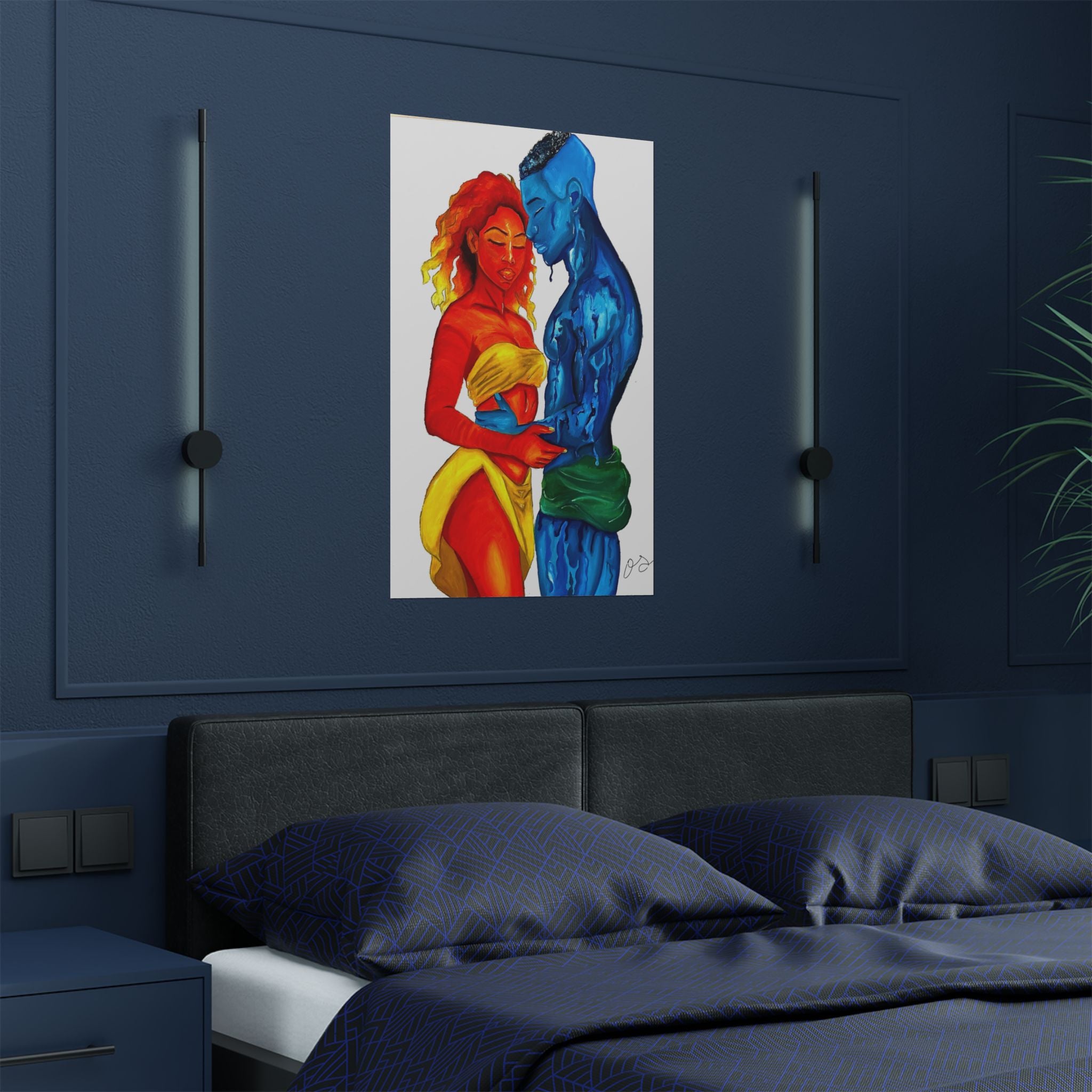 A Love Worth Evaporating For Poster (White Background)