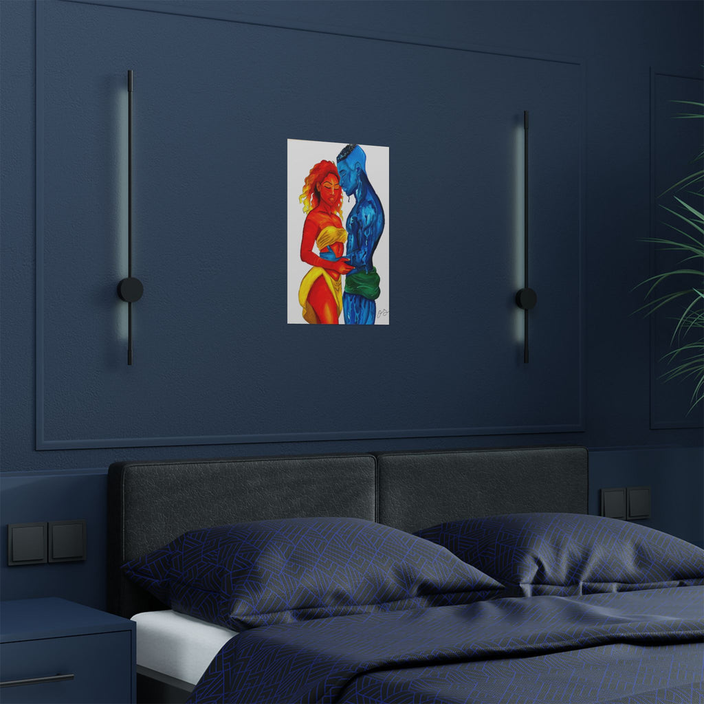 A Love Worth Evaporating For Poster (White Background)