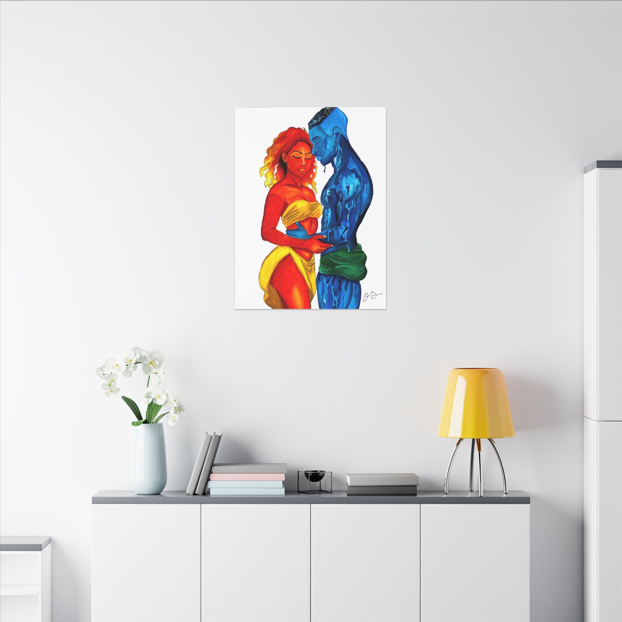 A Love Worth Evaporating For (Painted | White Background)