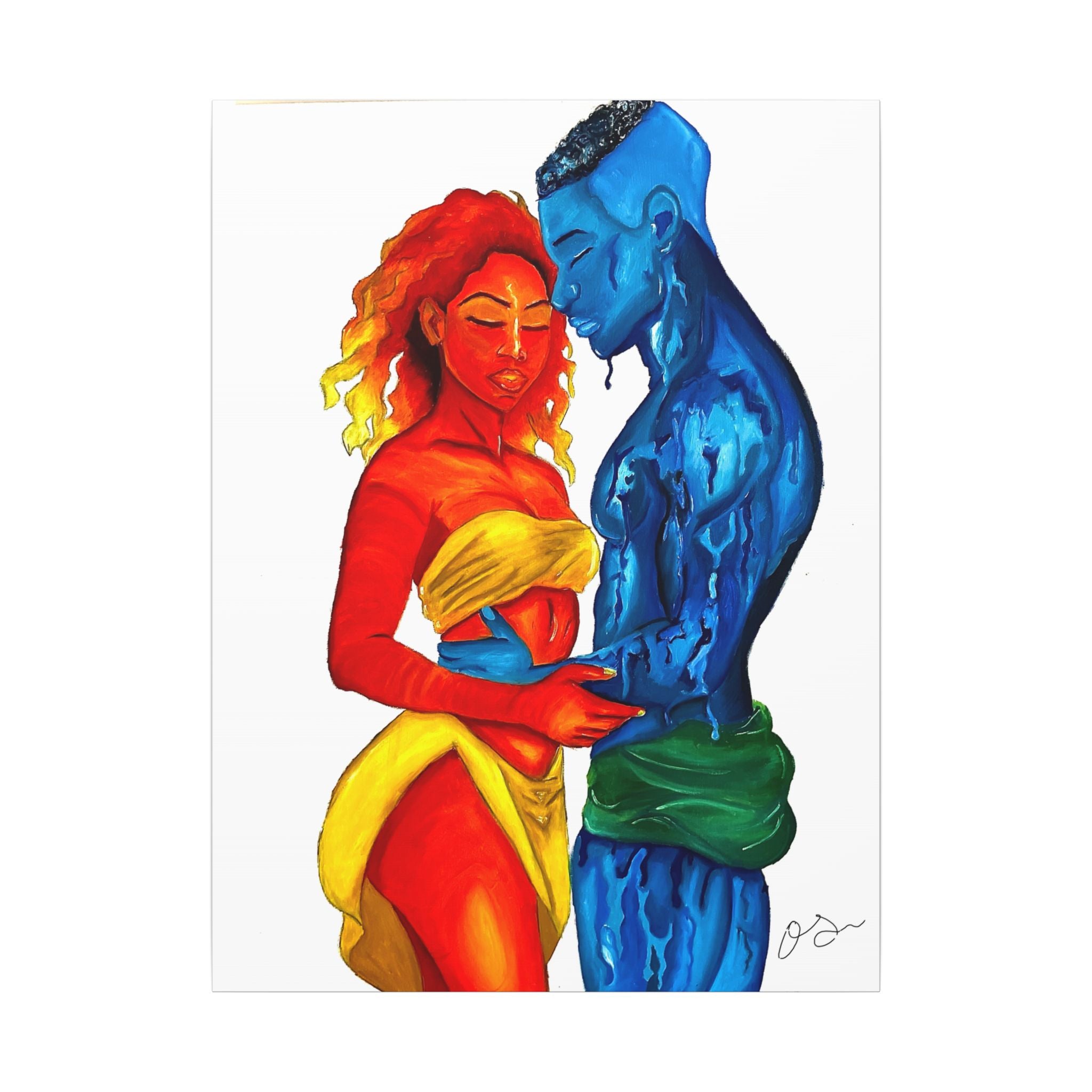 A Love Worth Evaporating For (Painted | White Background)