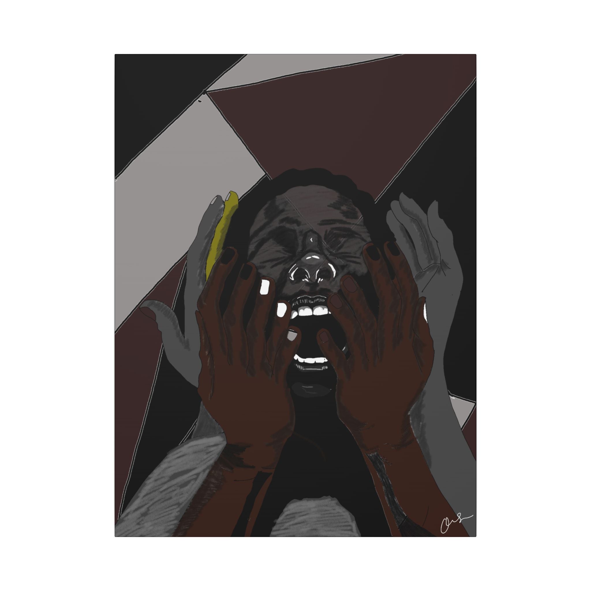 Healing In Color Series Pt. 1: Hands of Emotions (Digital Drawn)