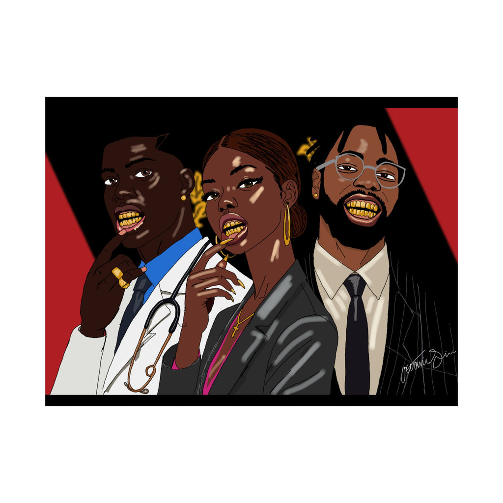 Success Outside the Culture digital drawn Poster