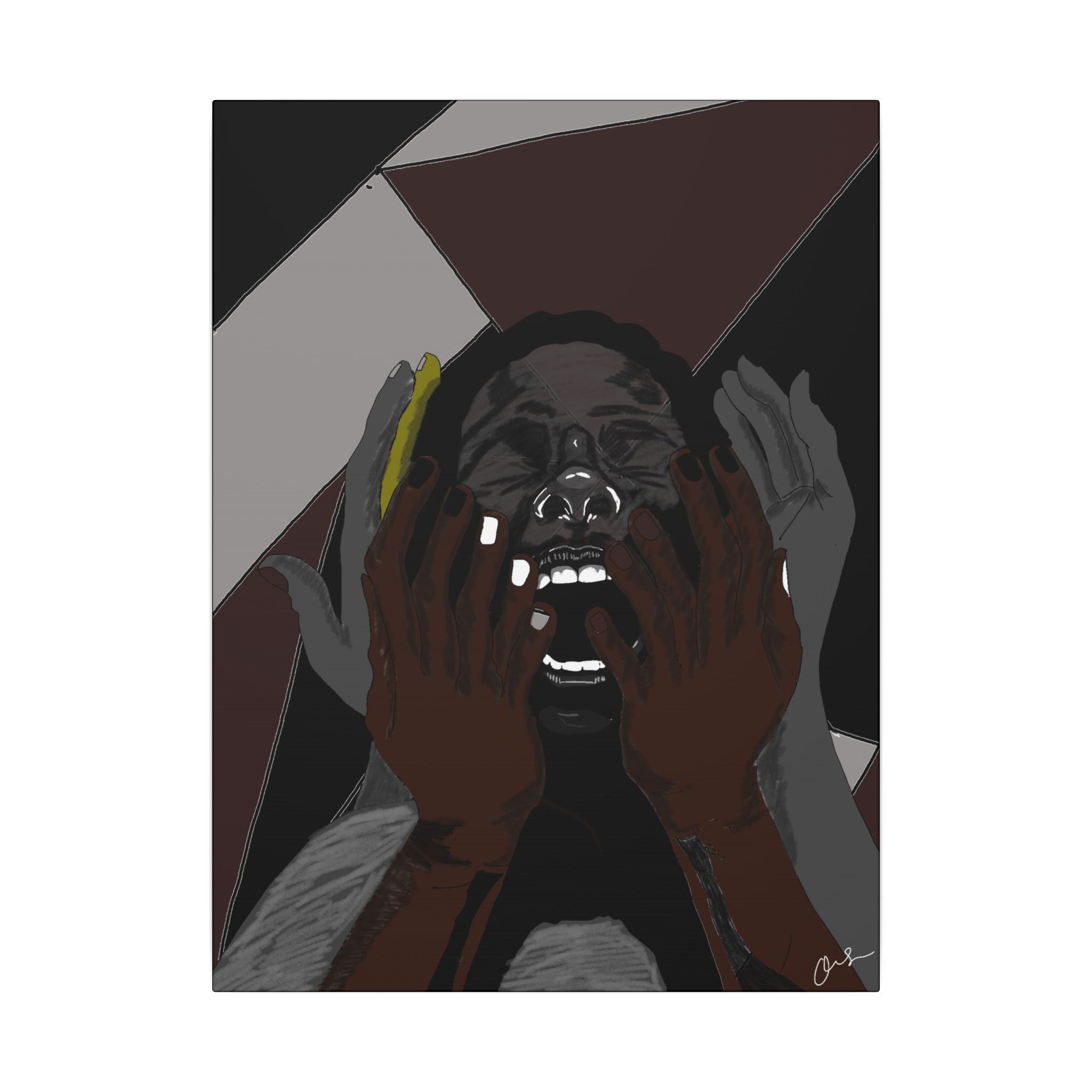 Healing In Color Series Pt. 1: Hands of Emotions (Digital Drawn)