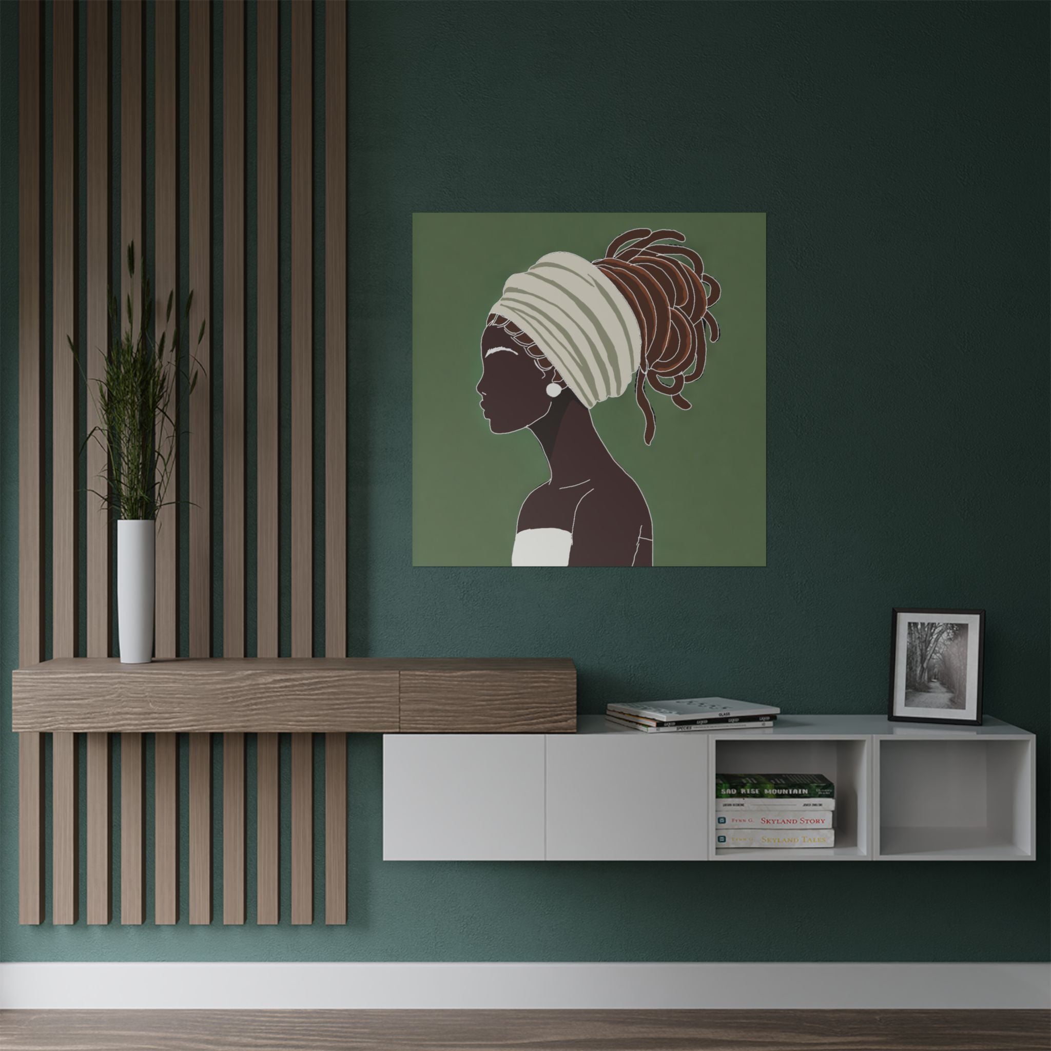 My Time is Spa Time Poster (White outline)