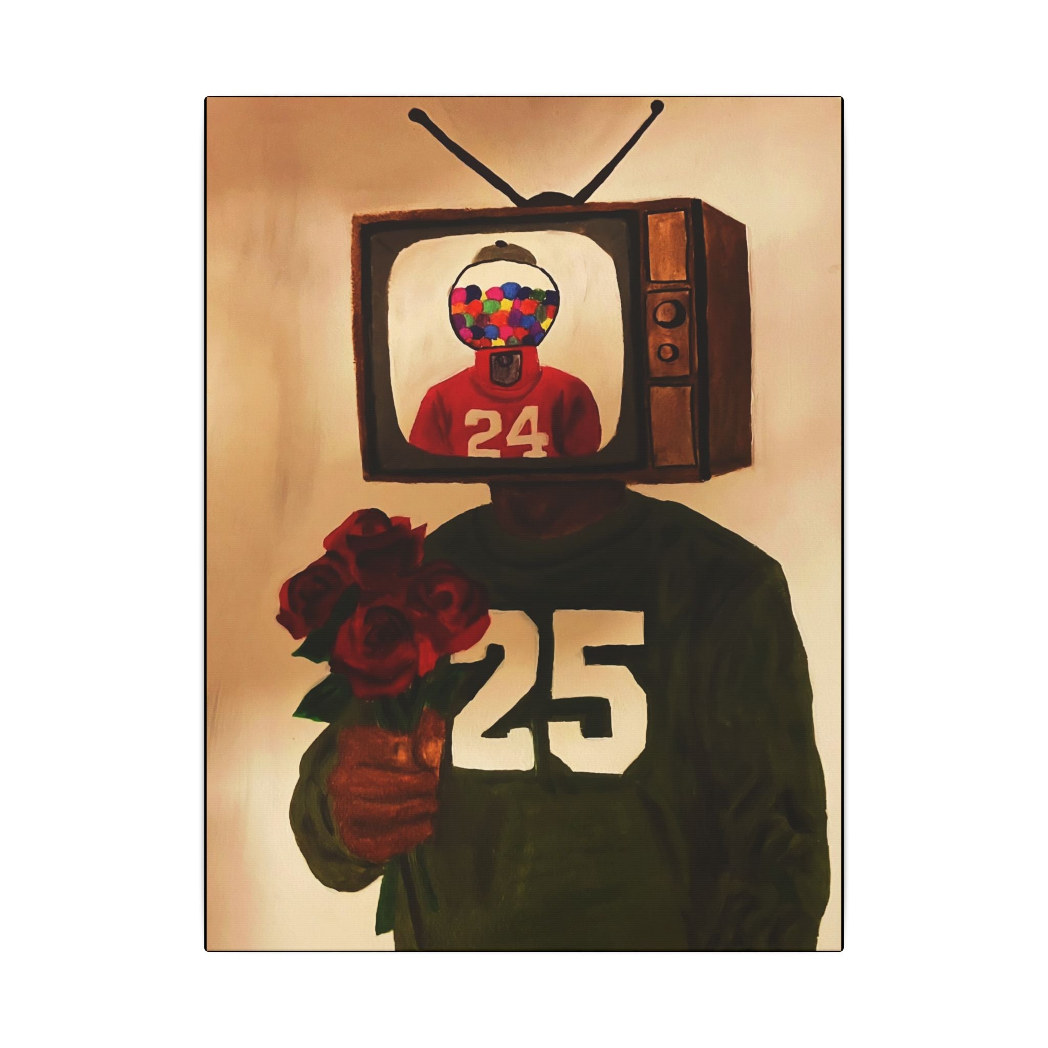 A Roses Reflection (Canvas)