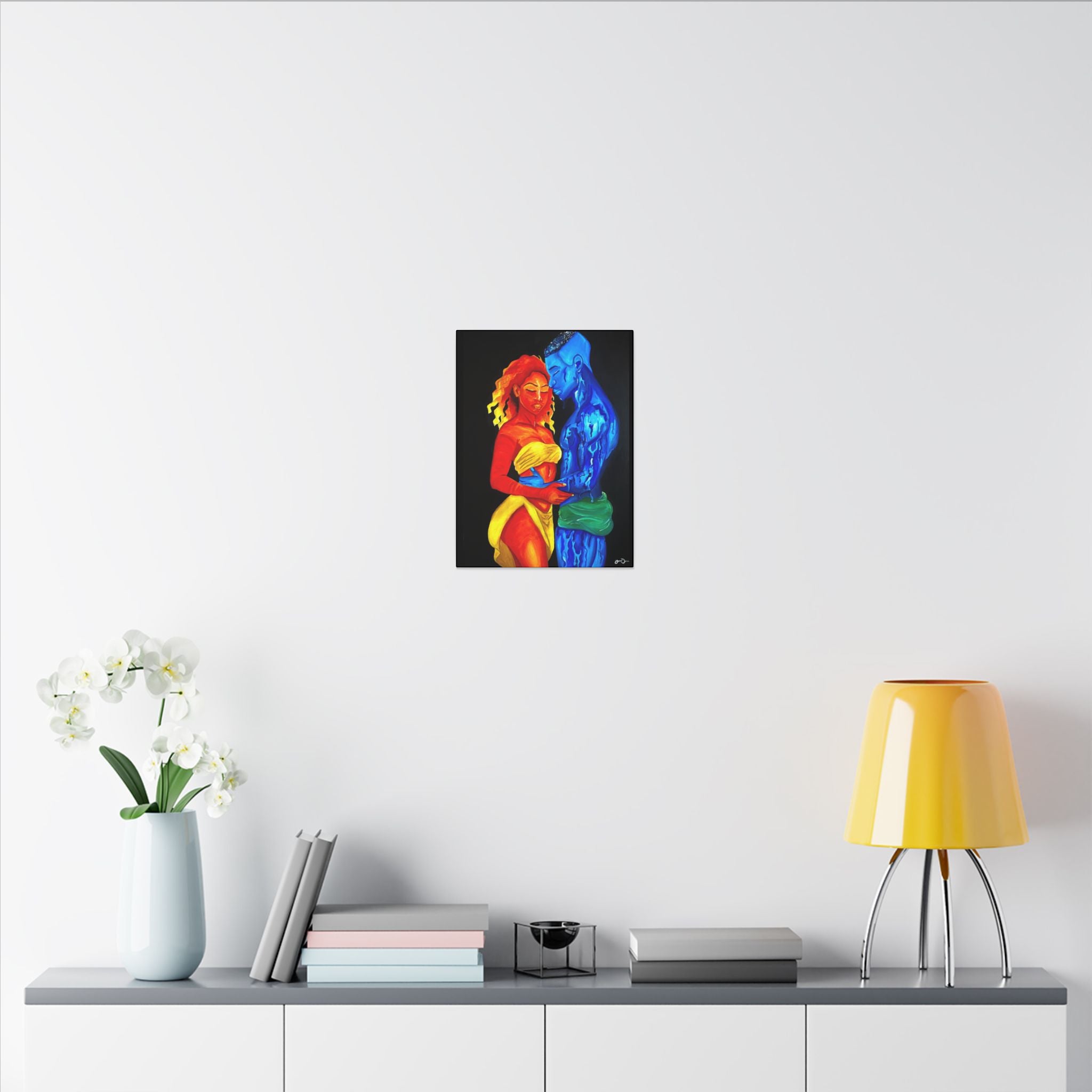 A Love Worth Evaporating For (Painted | Black Background)