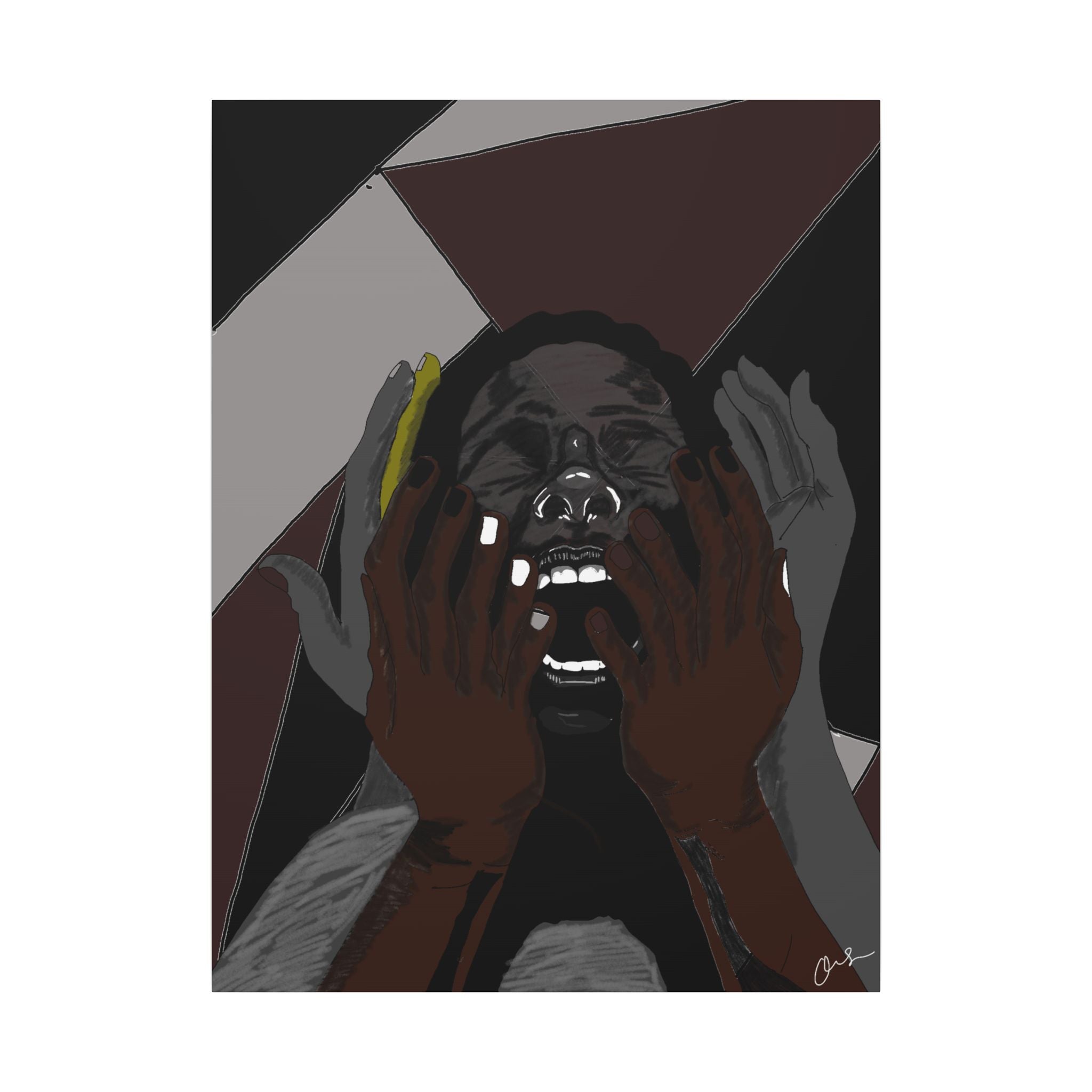 Healing In Color Series Pt. 1: Hands of Emotions (Digital Drawn)