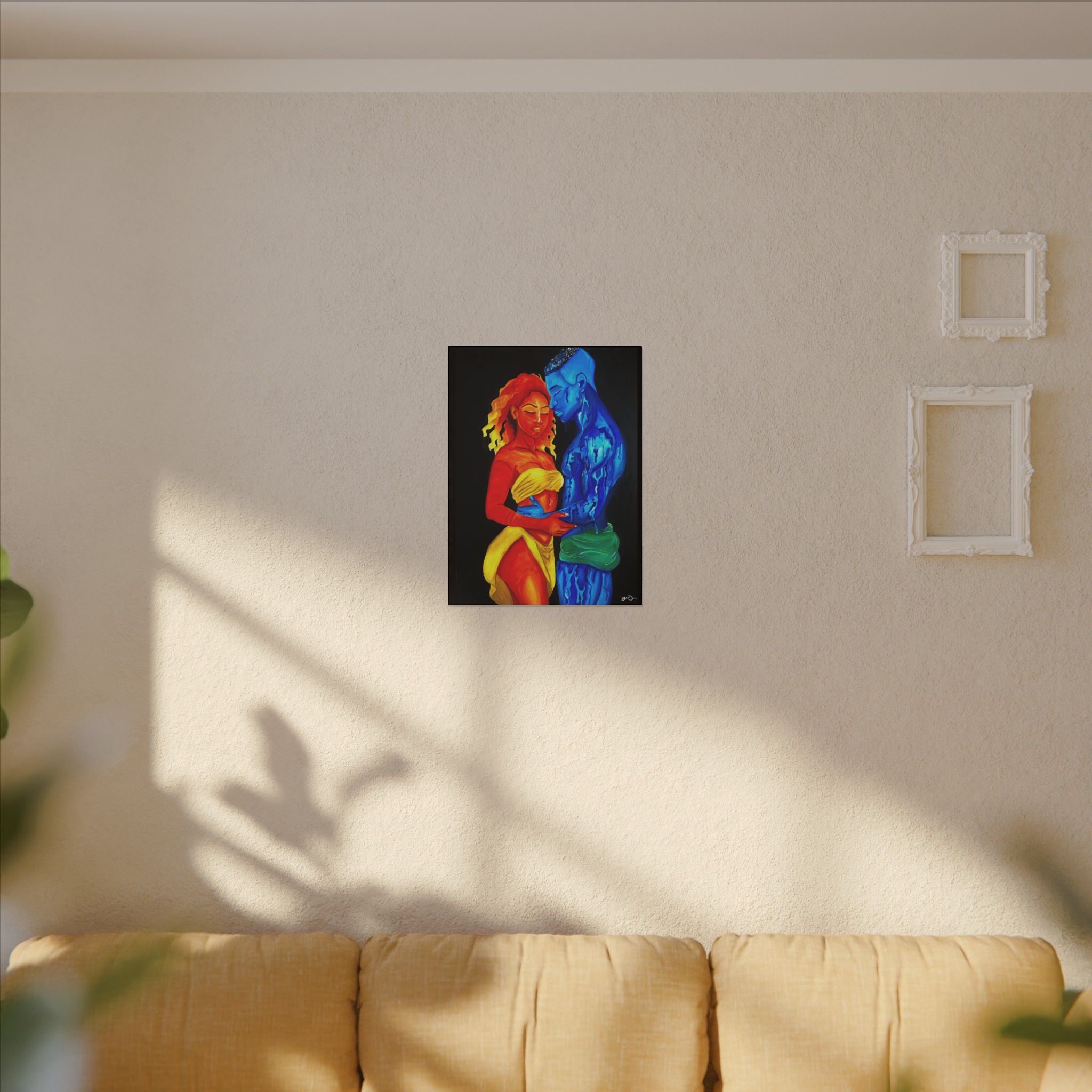 A Love Worth Evaporating For (Painted | Black Background)