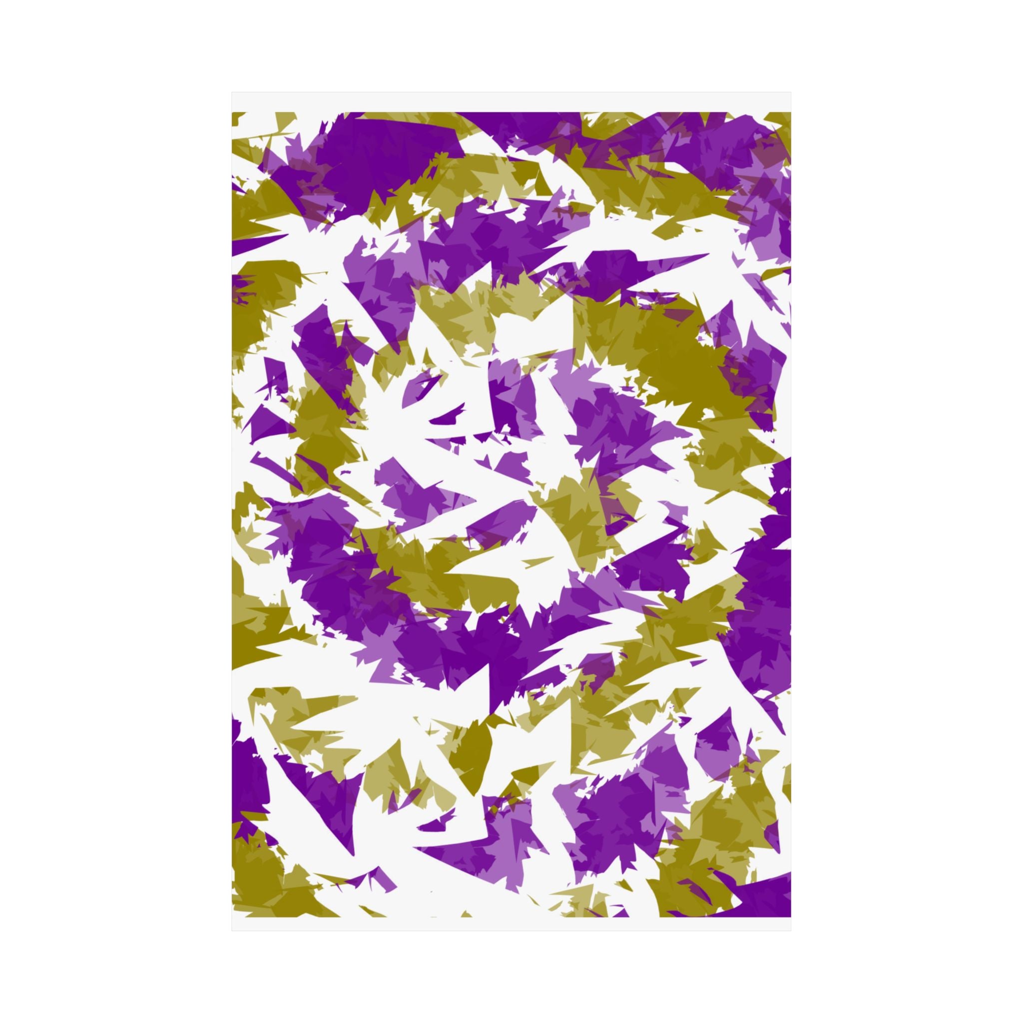 Yellow Purple Spiral (Poster)