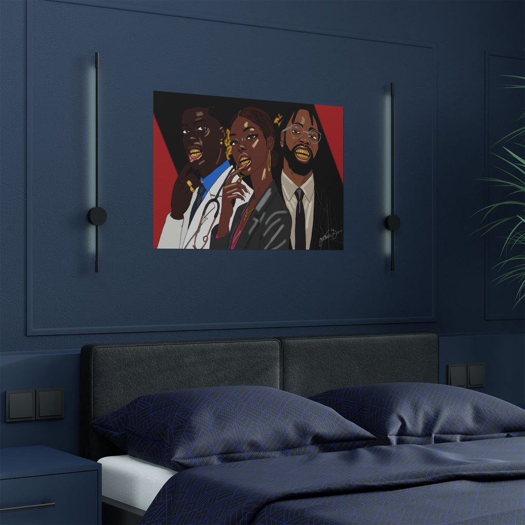 Success Outside the Culture digital drawn Poster