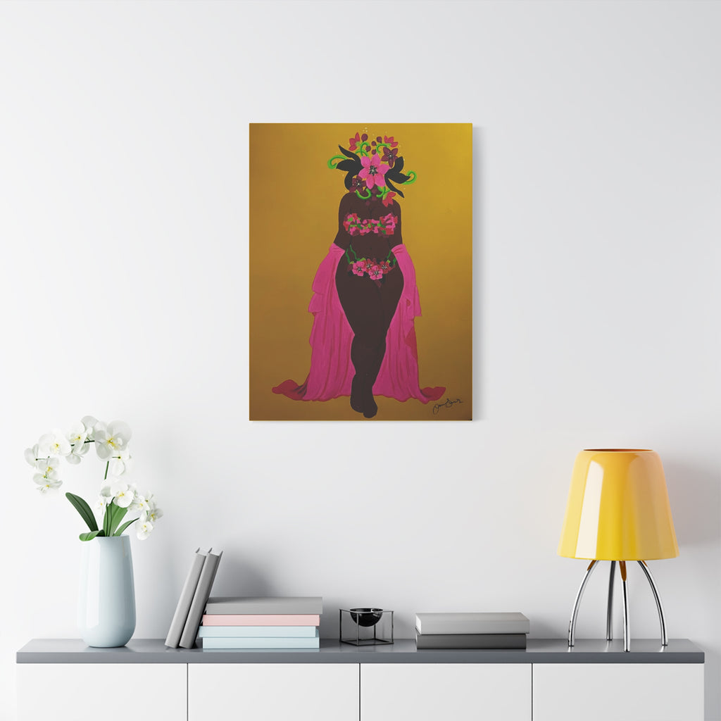 Woman and Her Garden (Painted)