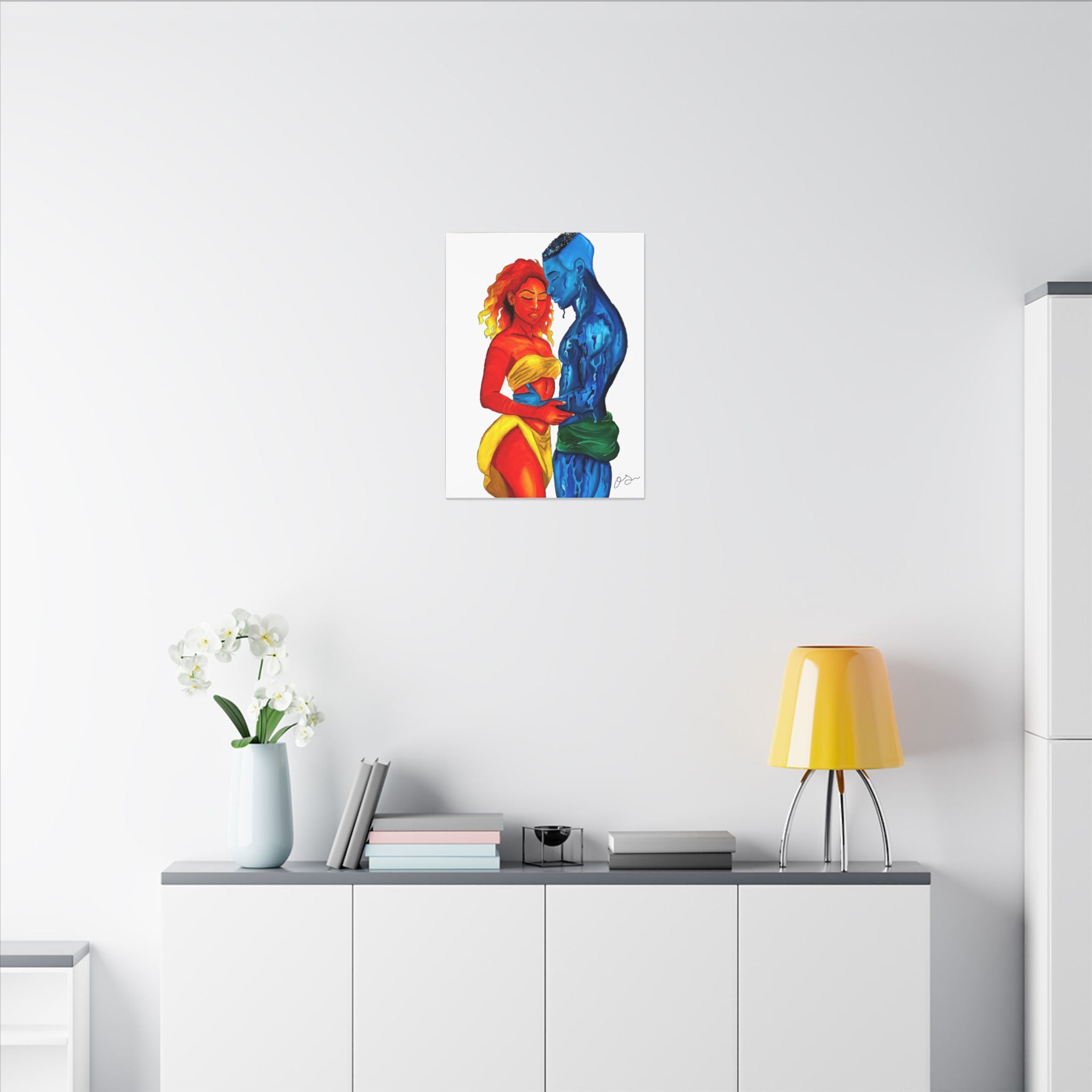 A Love Worth Evaporating For (Painted | White Background)