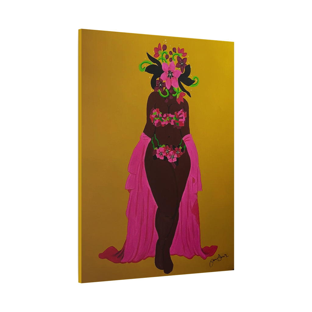 Woman and Her Garden (Painted)