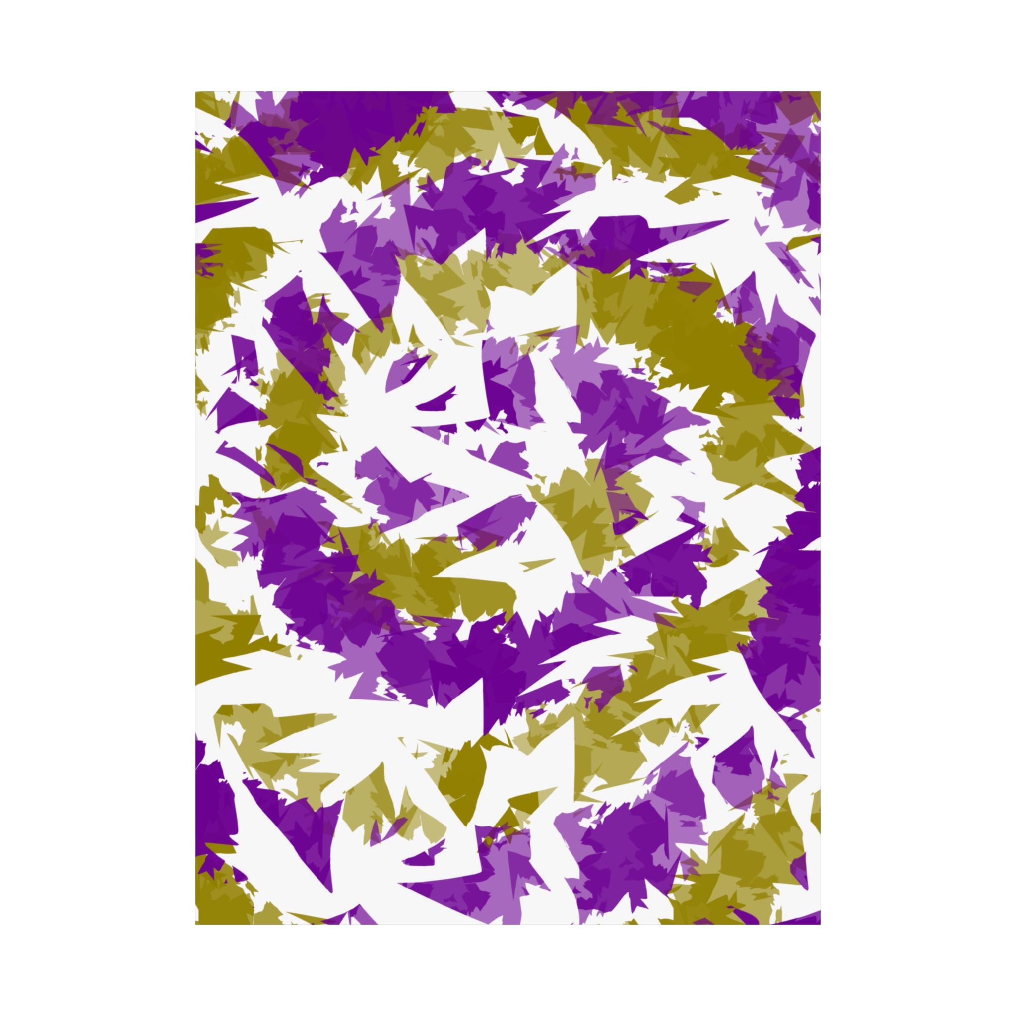 Yellow Purple Spiral (Poster)