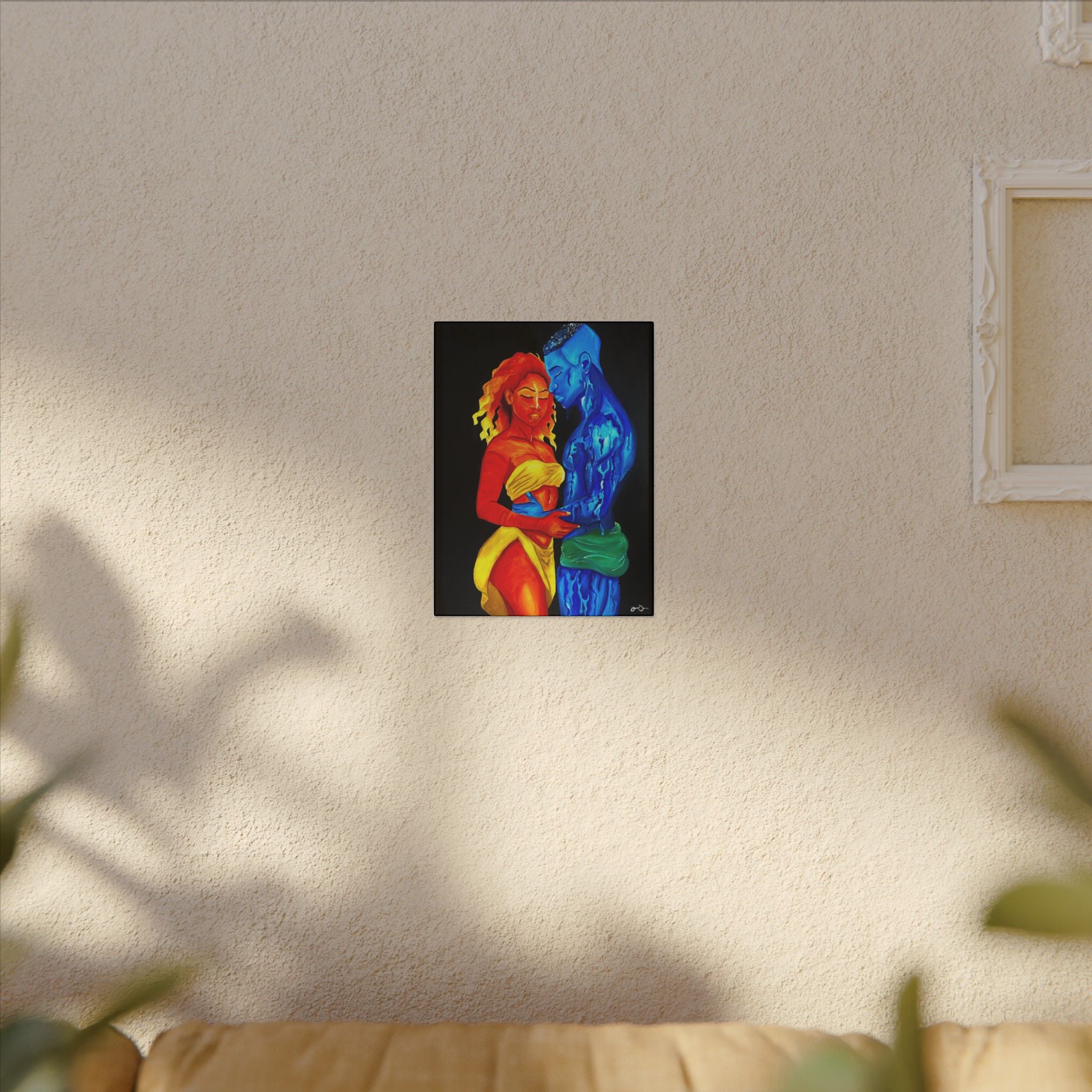 A Love Worth Evaporating For (Painted | Black Background)