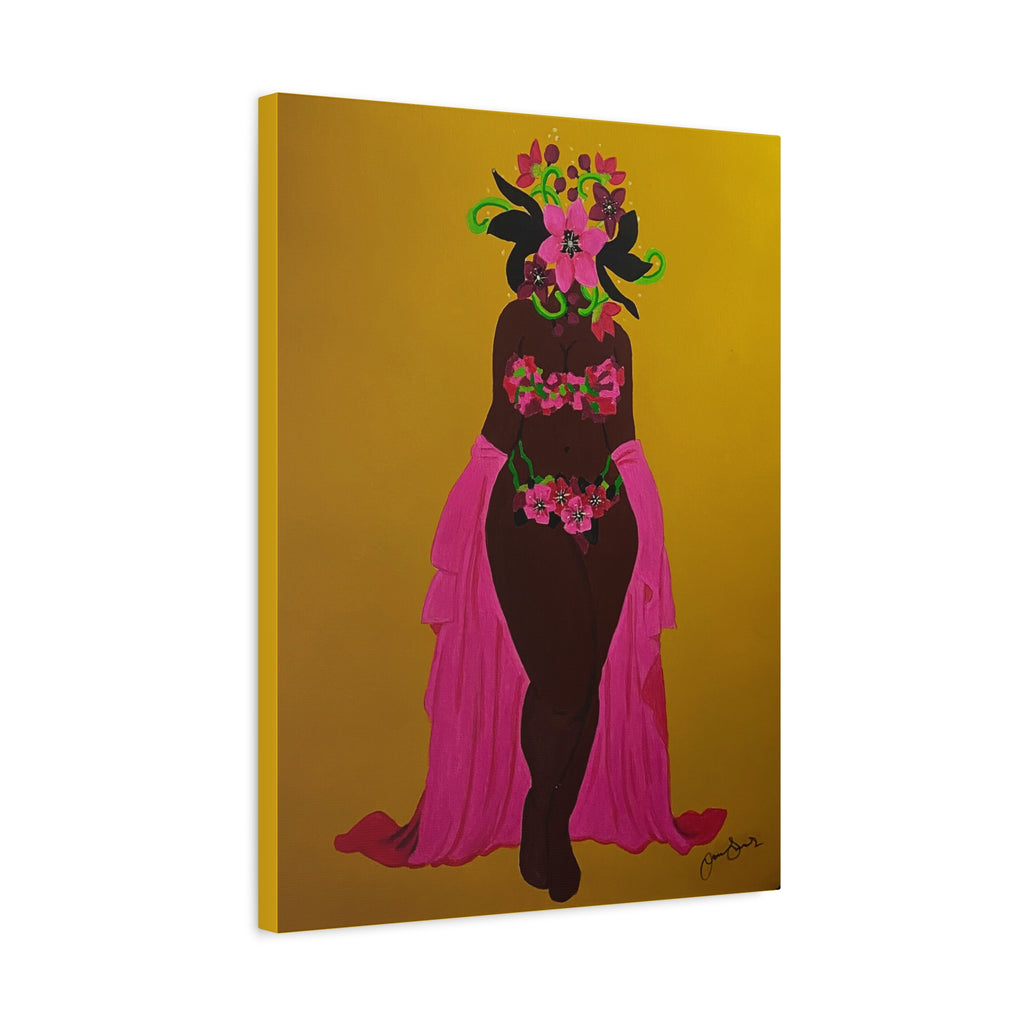 Woman and Her Garden (Painted)