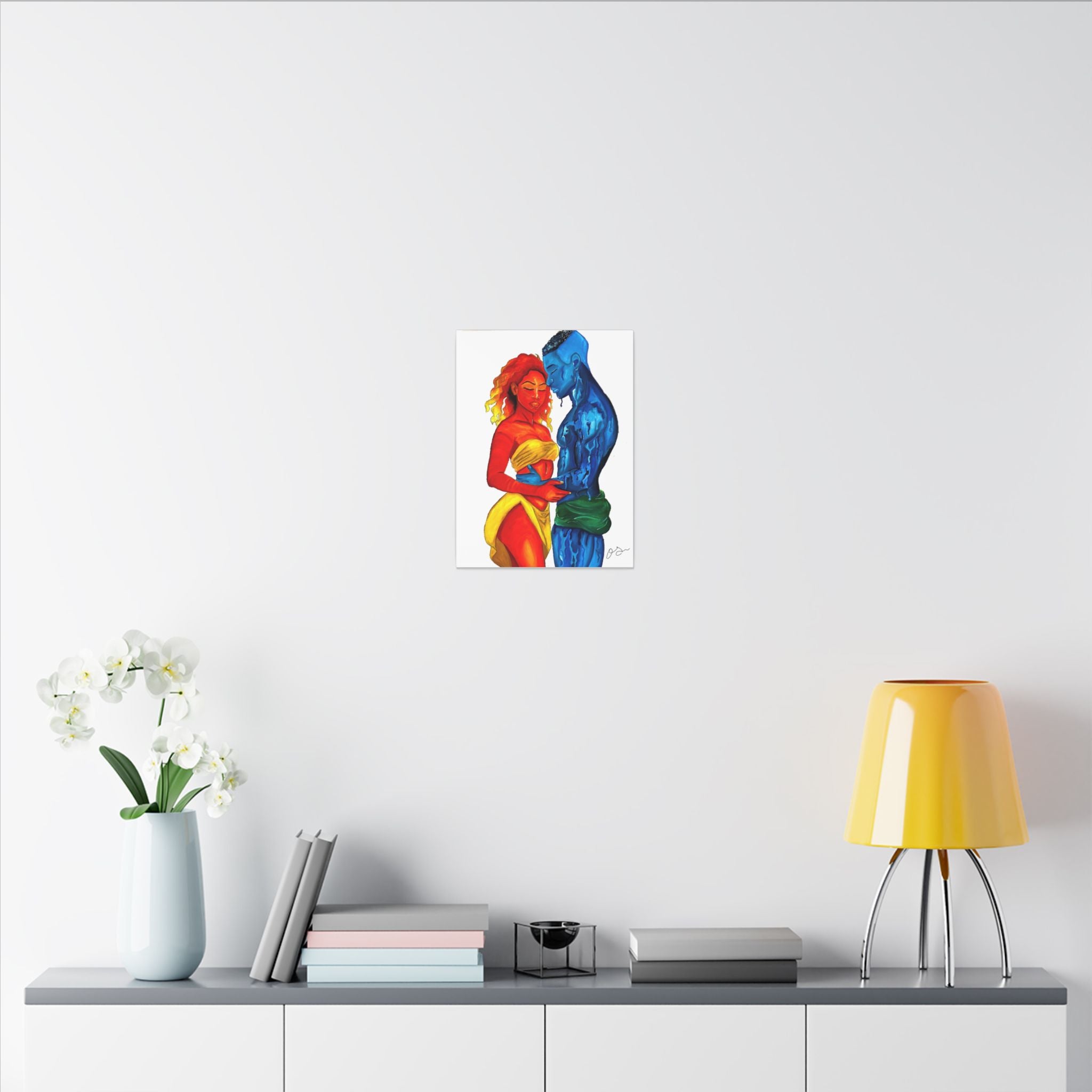 A Love Worth Evaporating For (Painted | White Background)
