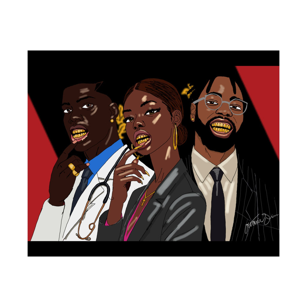 Success Outside the Culture digital drawn Poster