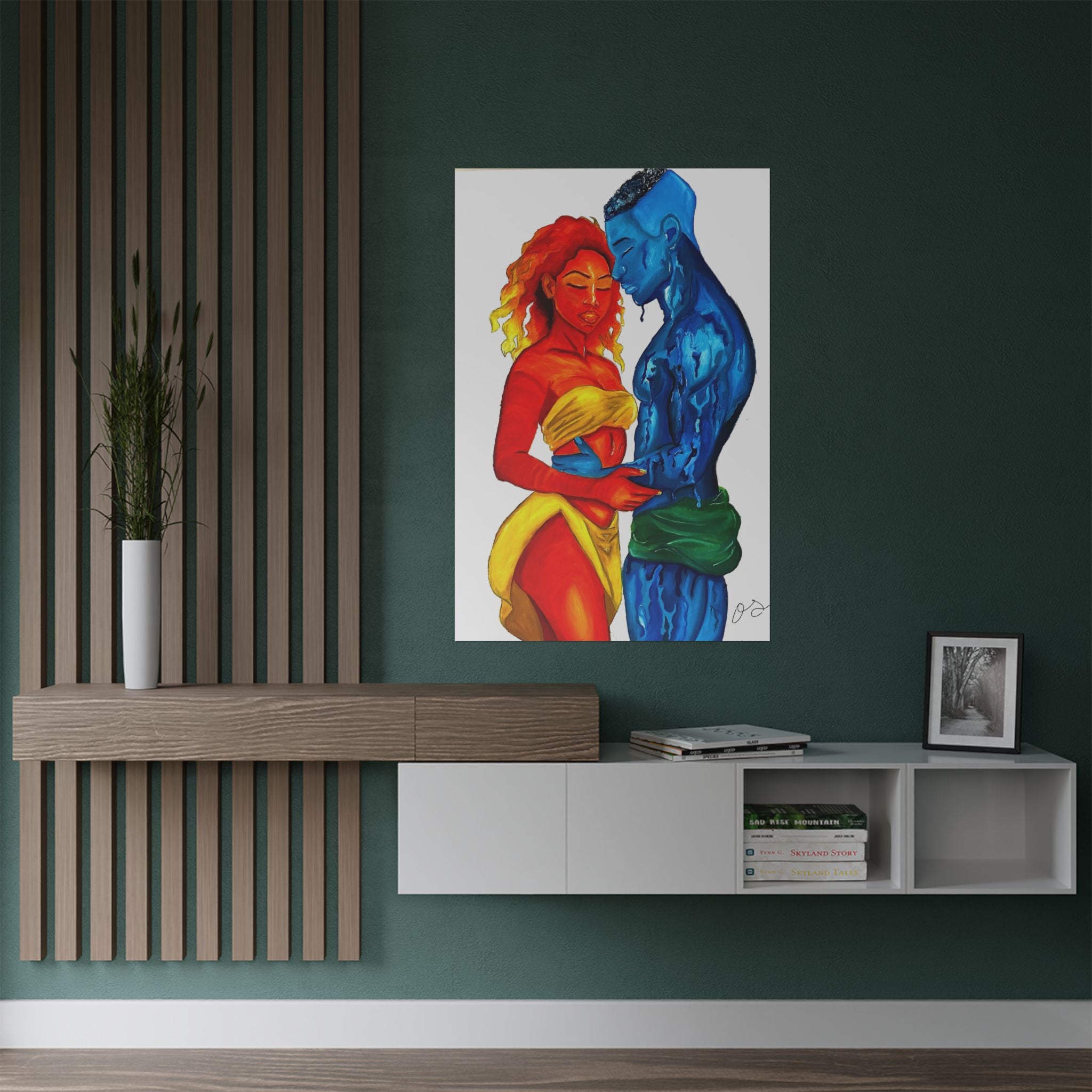A Love Worth Evaporating For Poster (White Background)