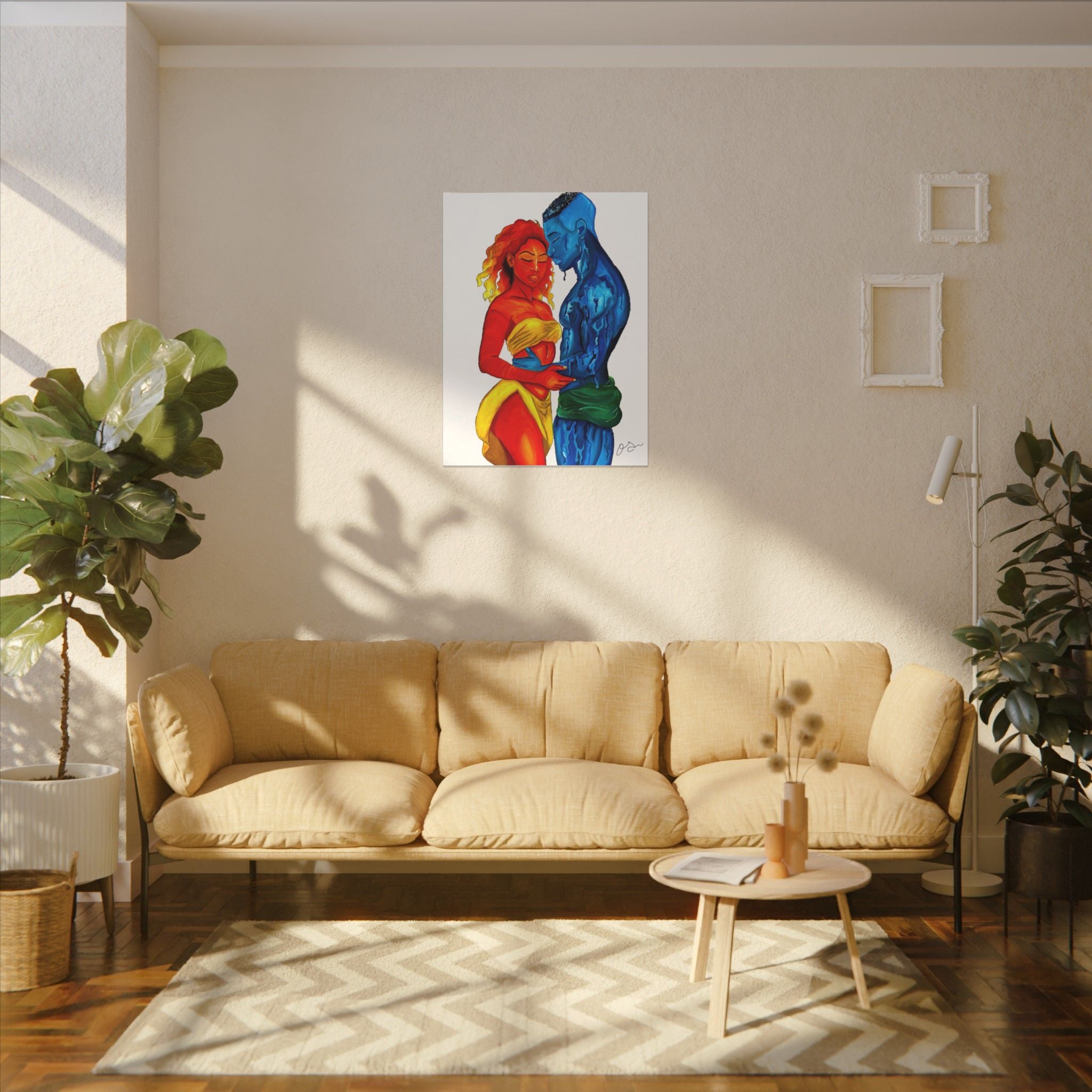 A Love Worth Evaporating For (Painted | White Background)