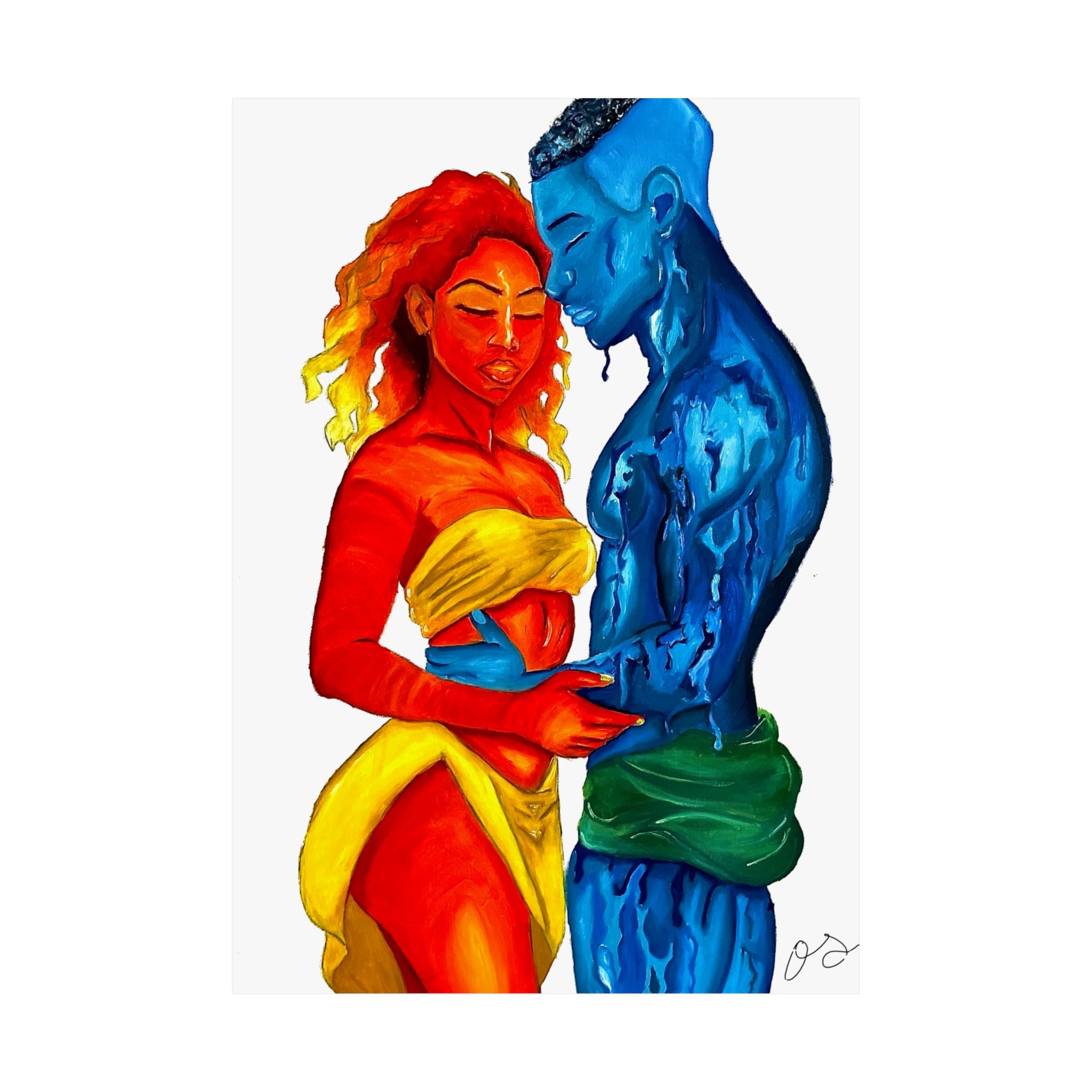 A Love Worth Evaporating For Poster (White Background)