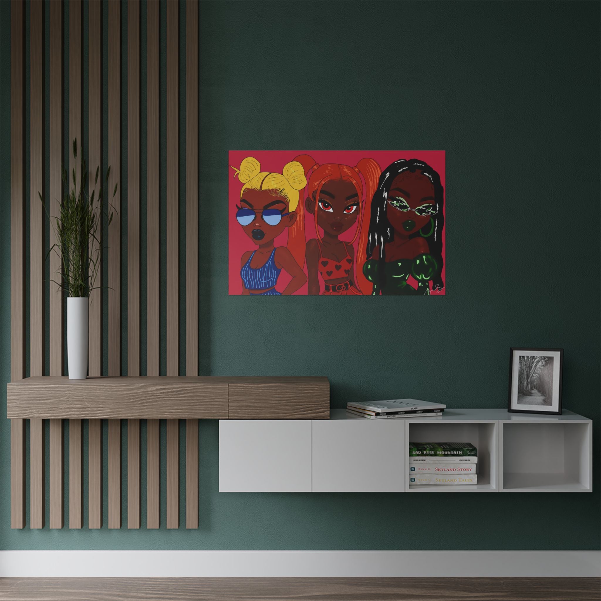 Bratz x Powerpuff Girls Poster (Digital Drawn)
