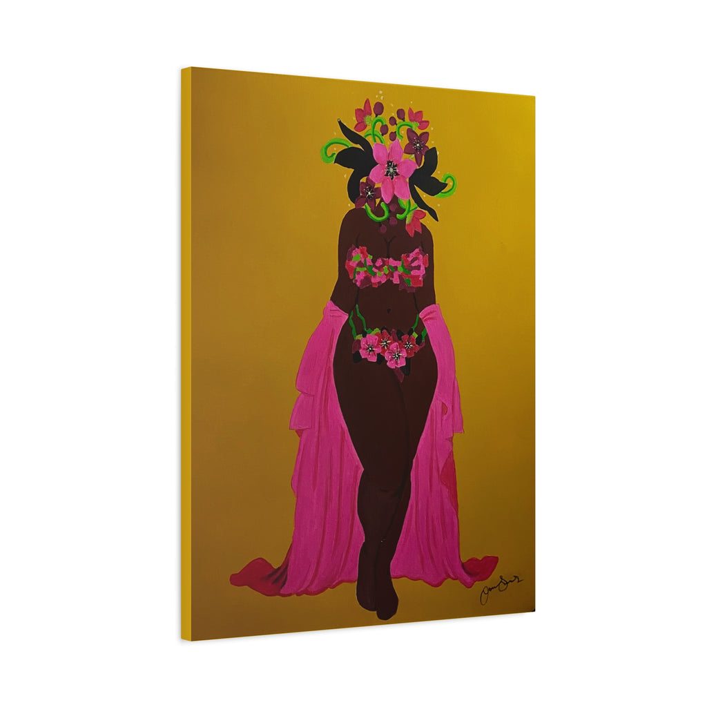 Woman and Her Garden (Painted)