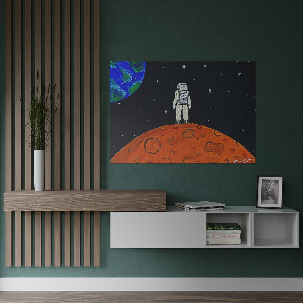Man on the Orange Moon Poster