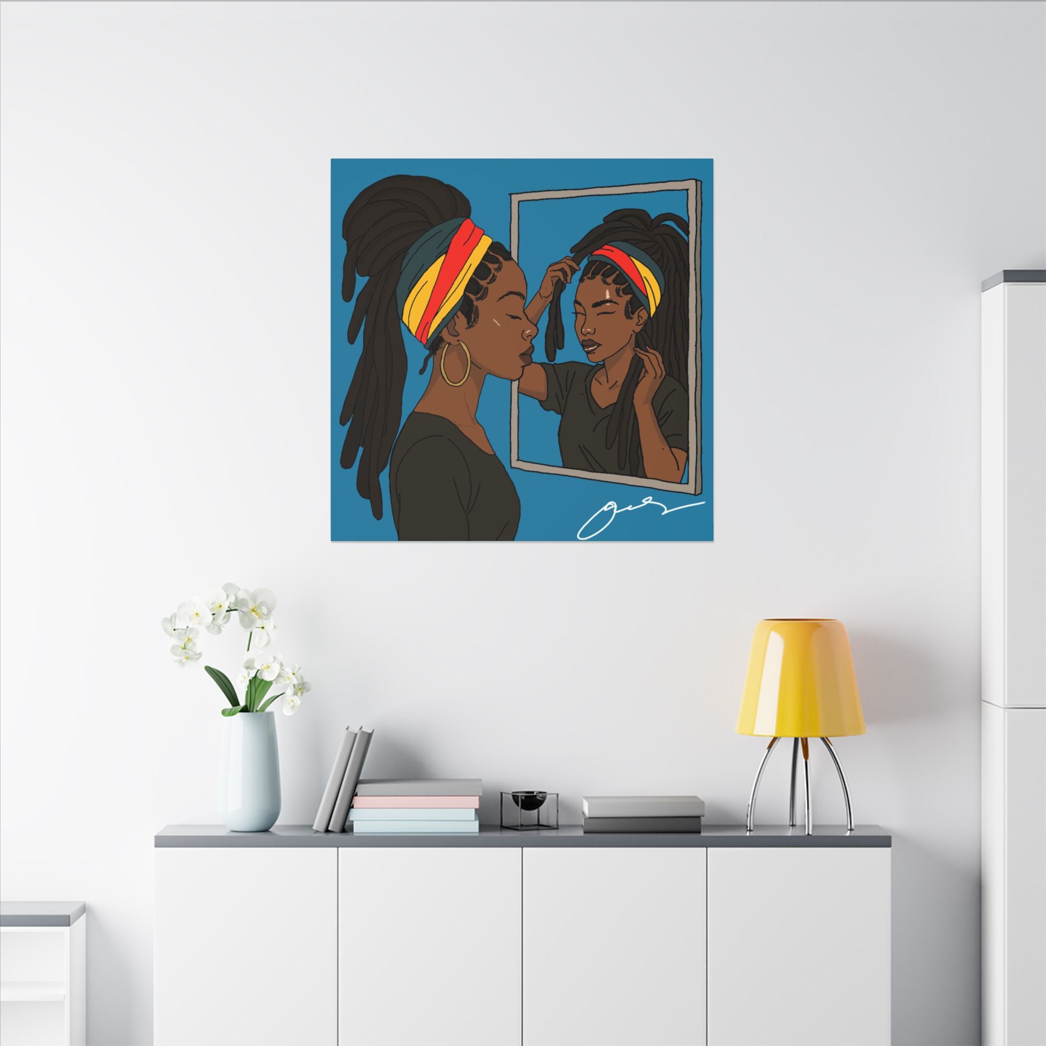 Reflection of Strength (Digital Drawn)