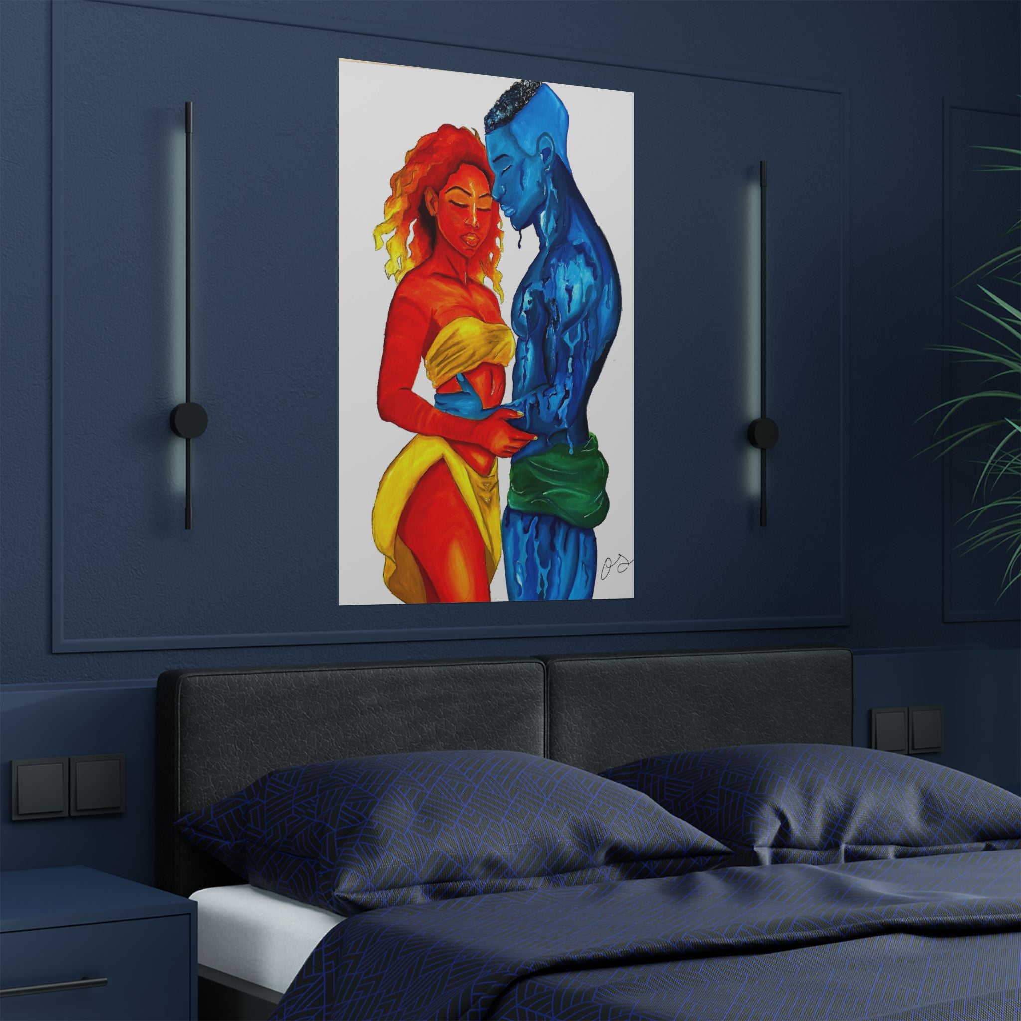 A Love Worth Evaporating For Poster (White Background)