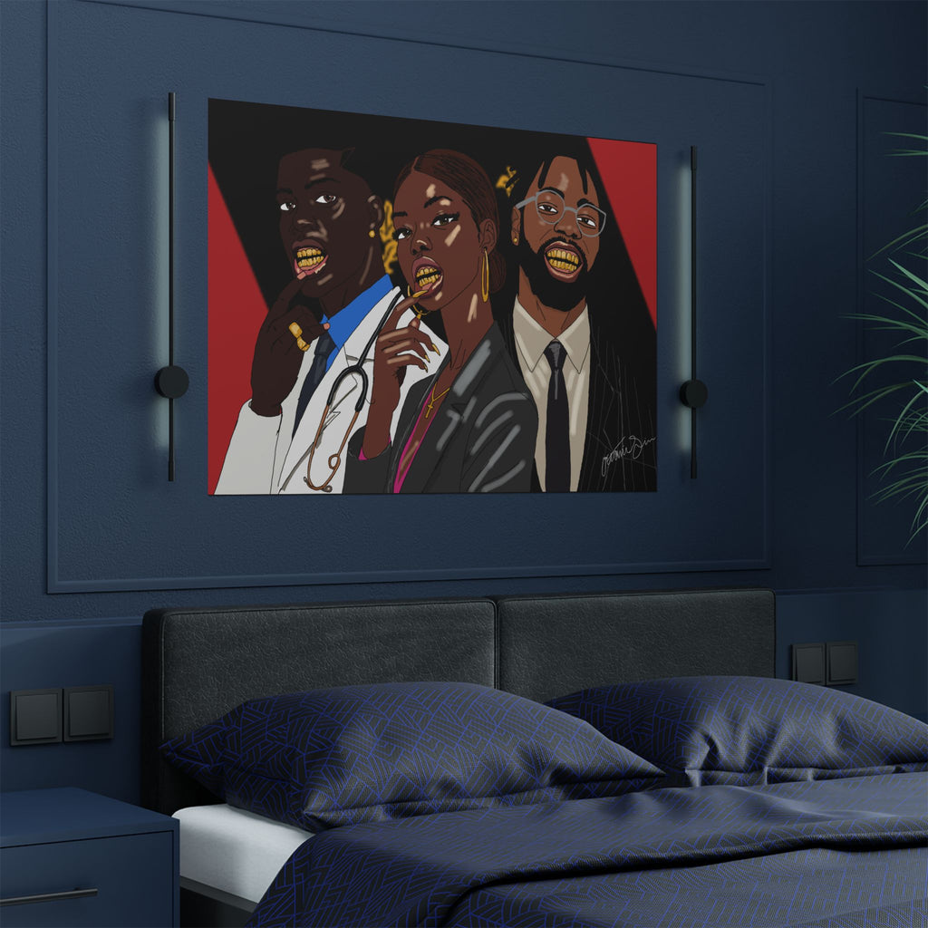 Success Outside the Culture digital drawn Poster