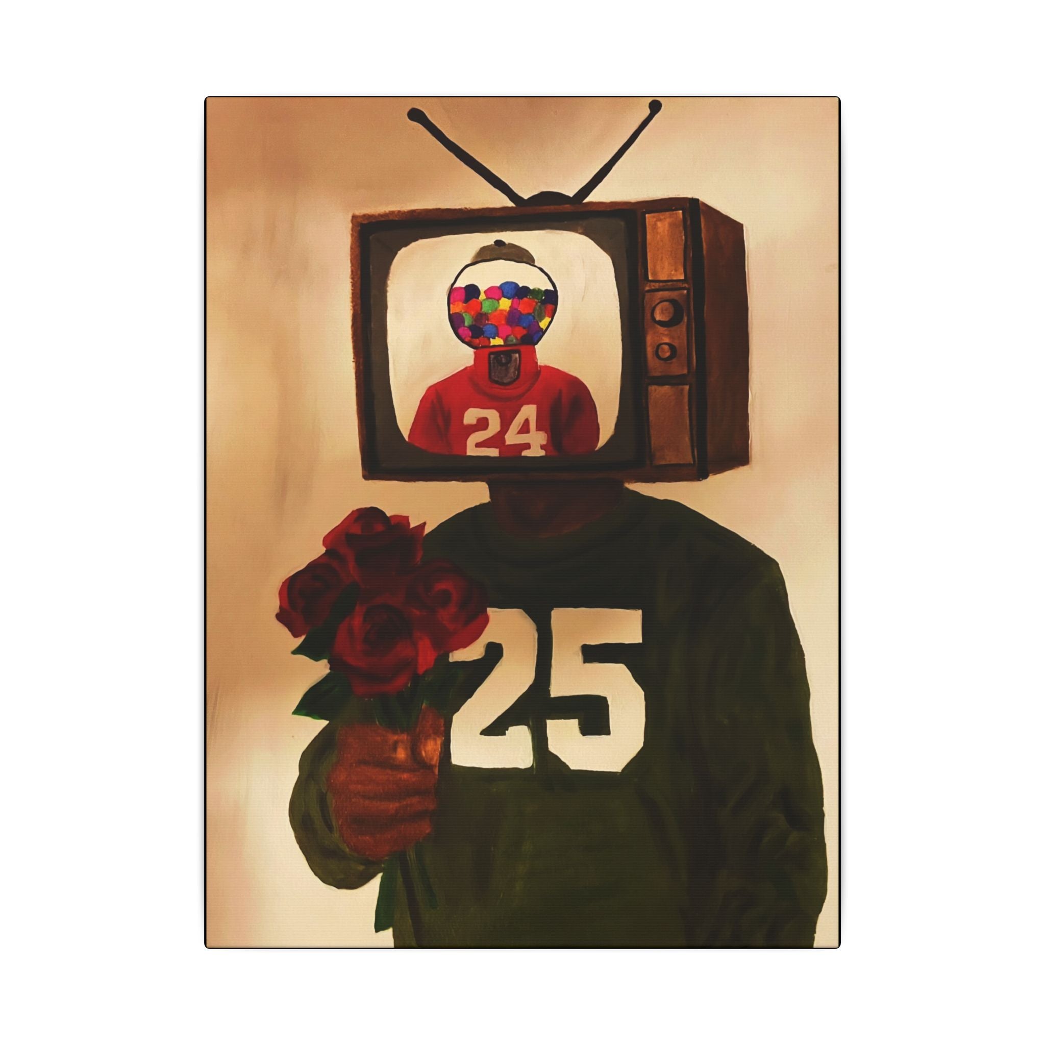 A Roses Reflection (Canvas)