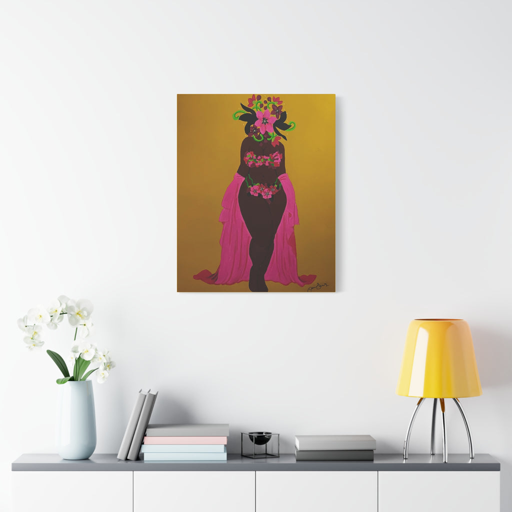 Woman and Her Garden (Painted)