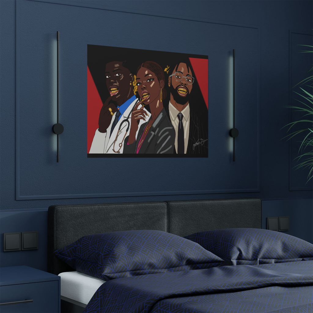 Success Outside the Culture digital drawn Poster