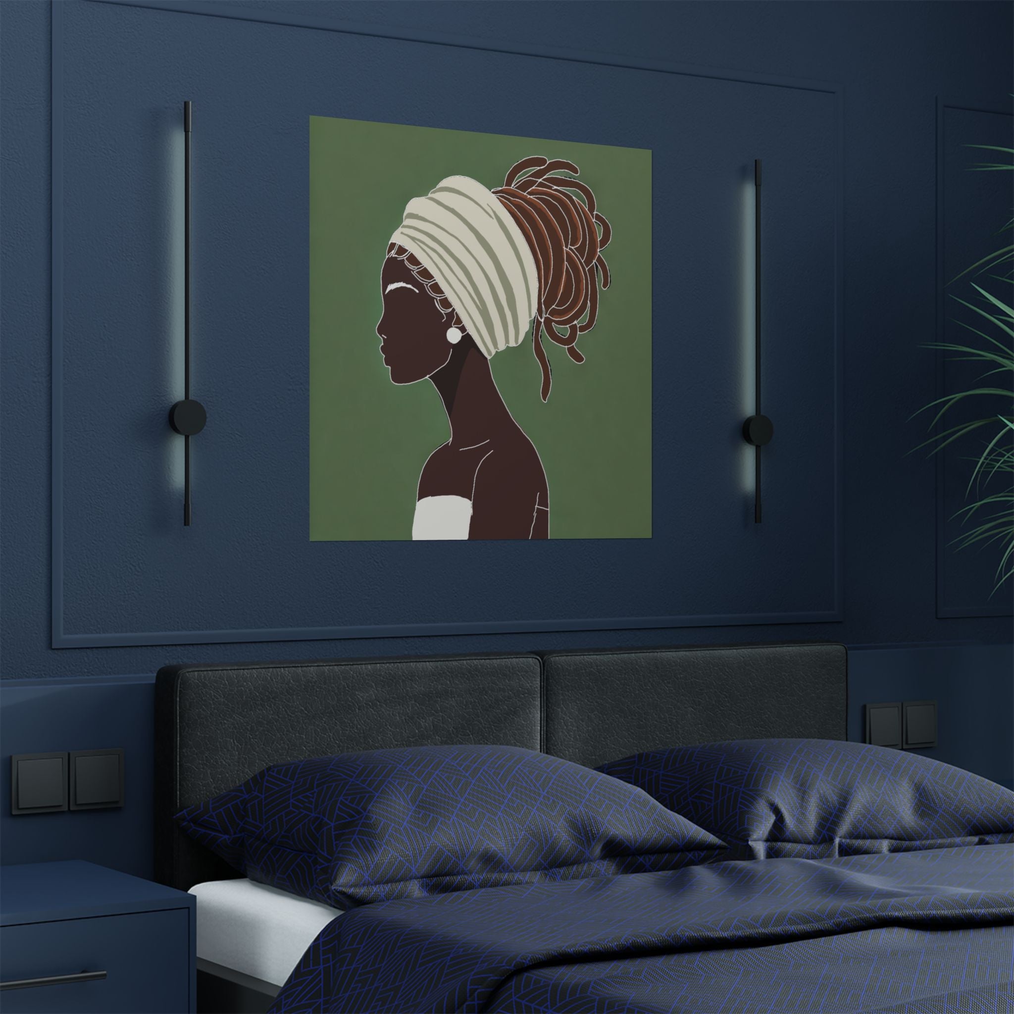 My Time is Spa Time Poster (White outline)
