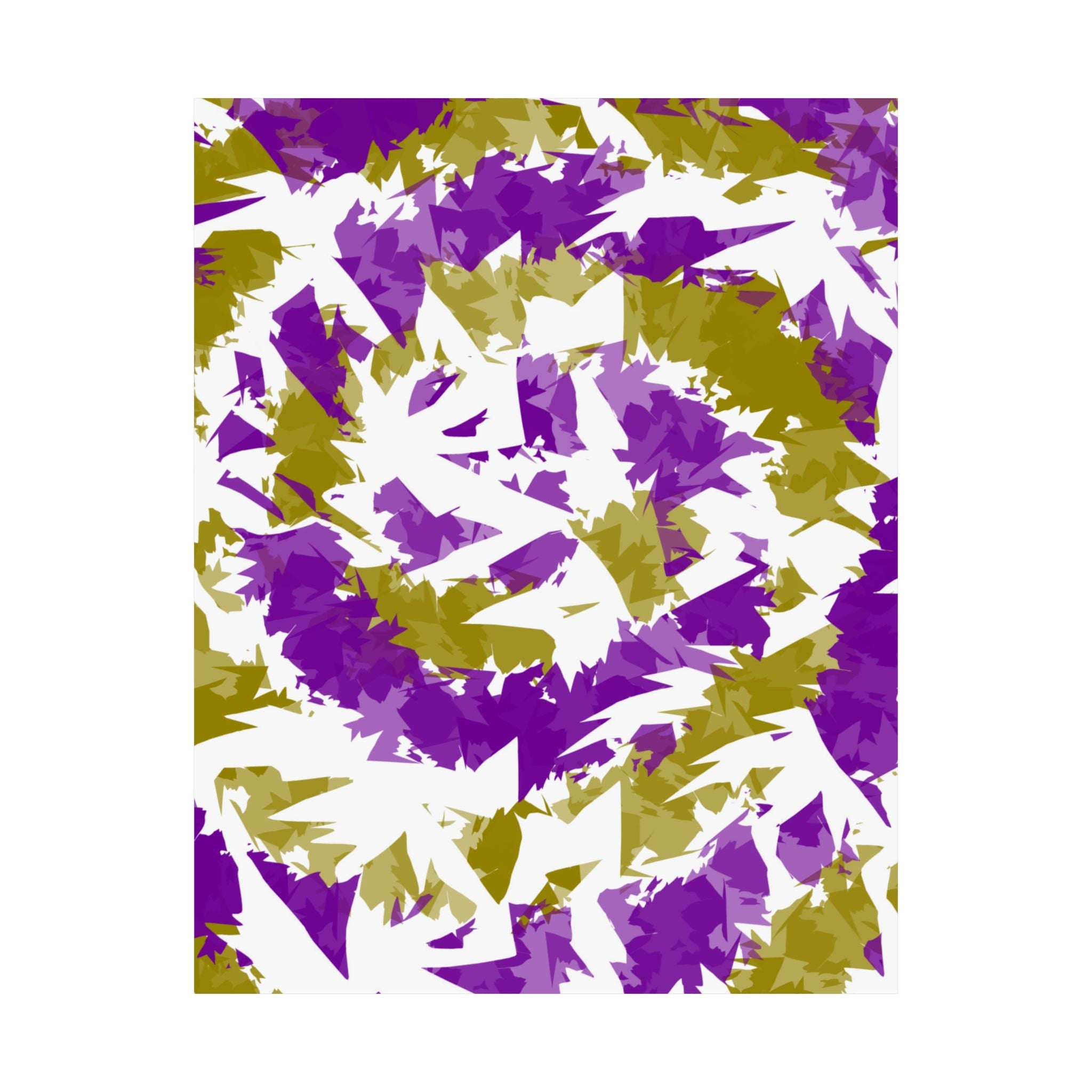 Yellow Purple Spiral (Poster)