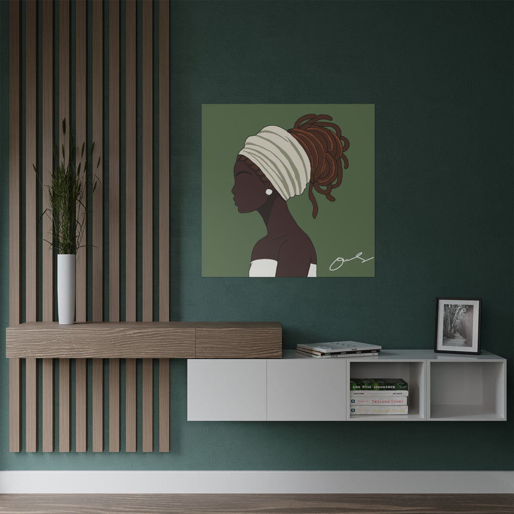 My Time is Spa Time Poster (Black Outline)