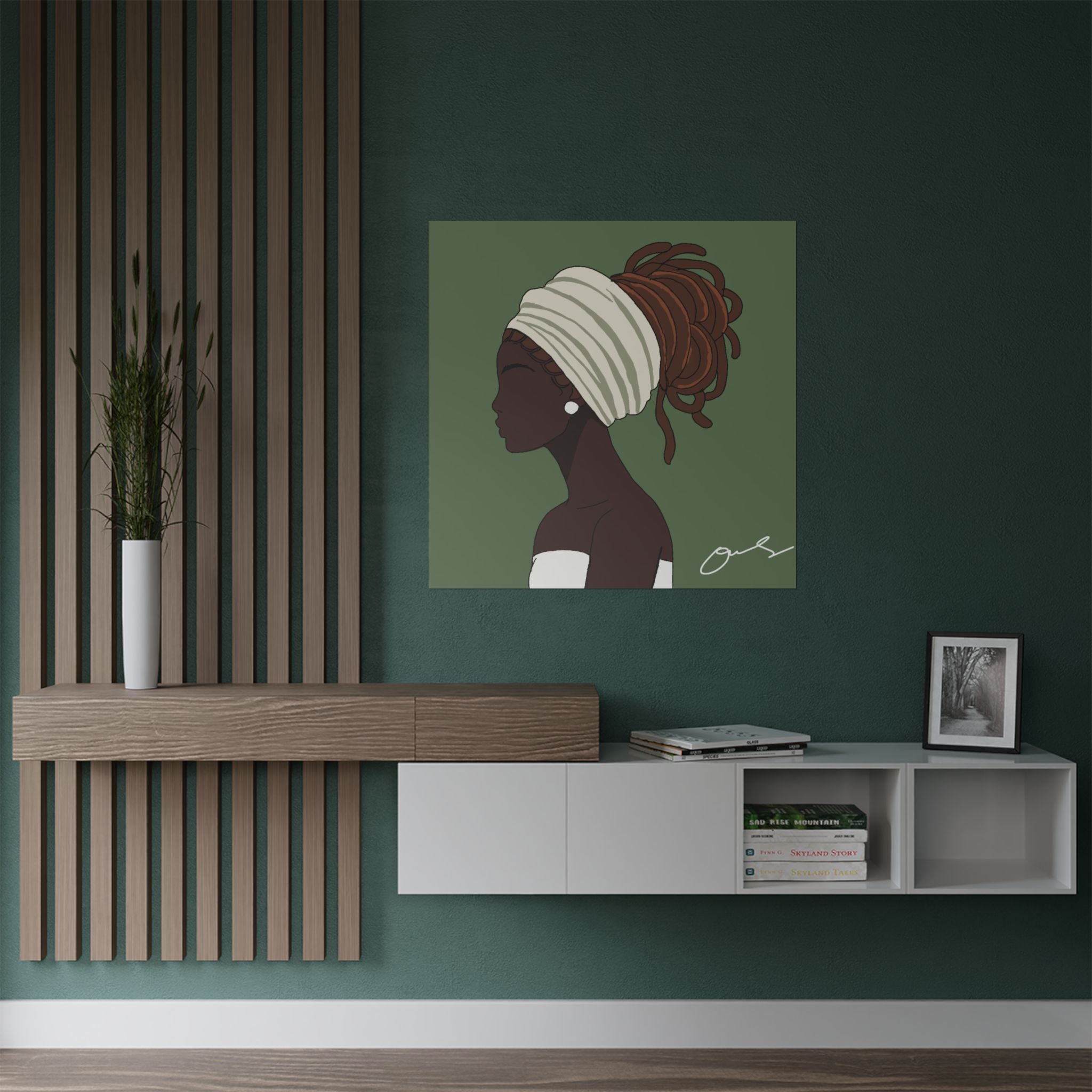 My Time is Spa Time Poster (Black Outline)
