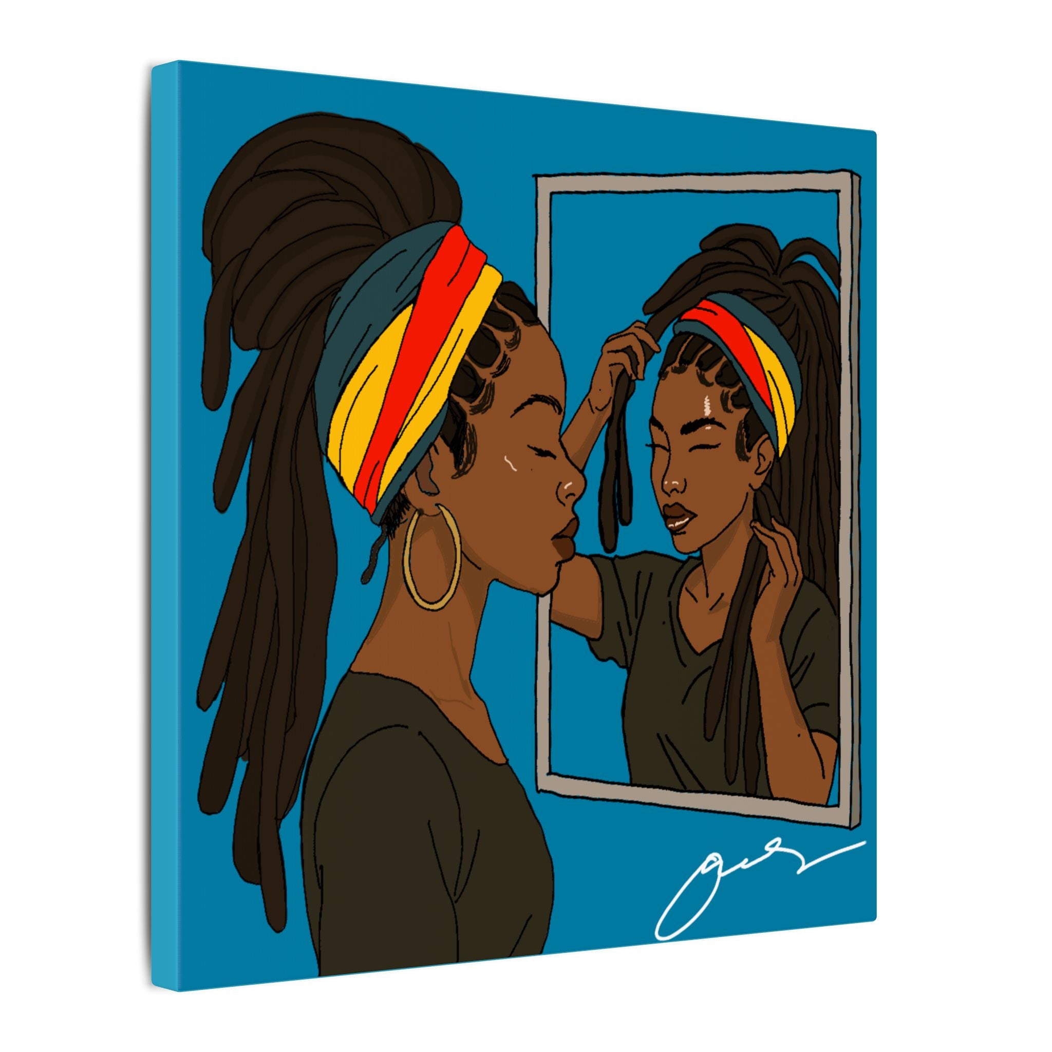 Reflection of Strength (Digital Drawn)