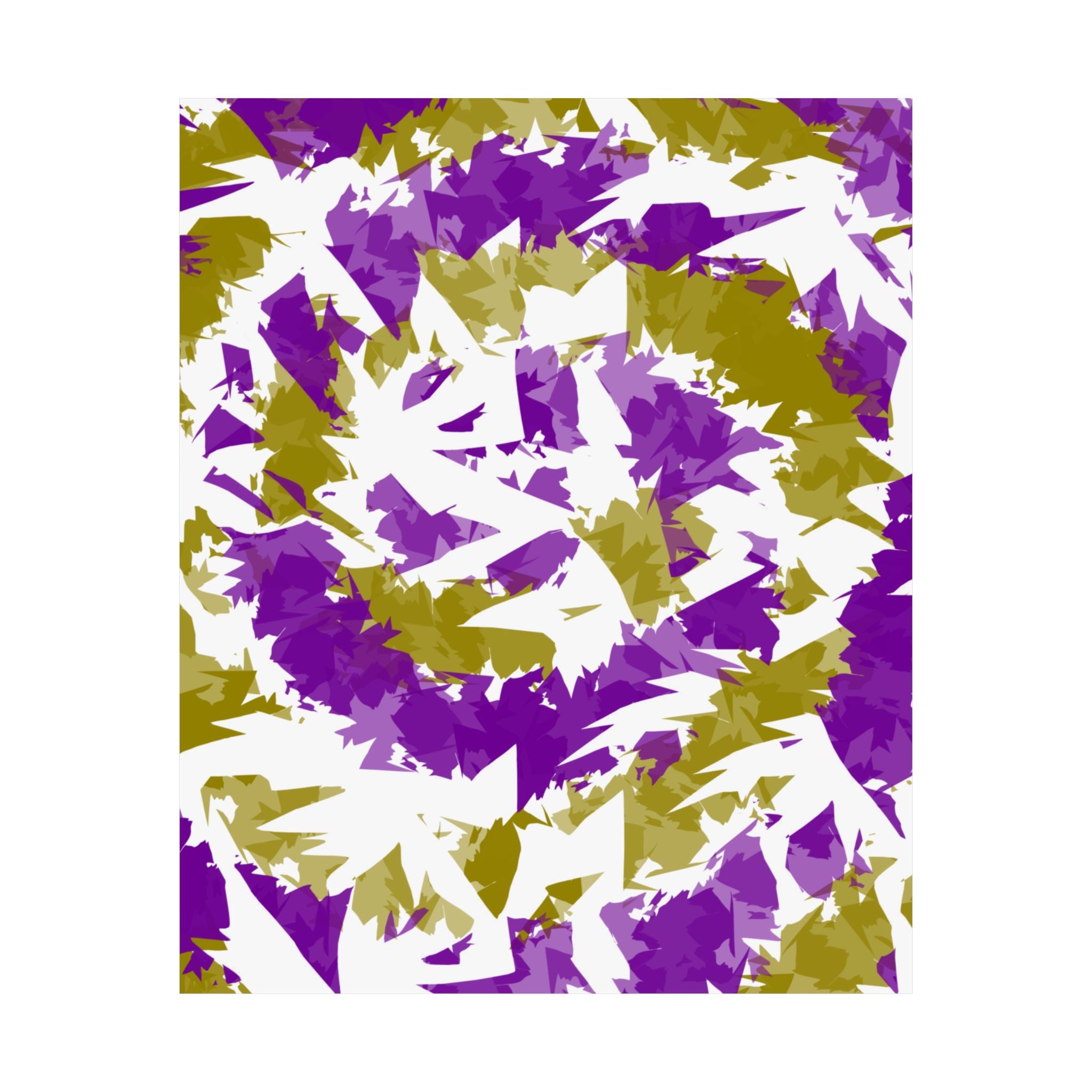 Yellow Purple Spiral (Poster)