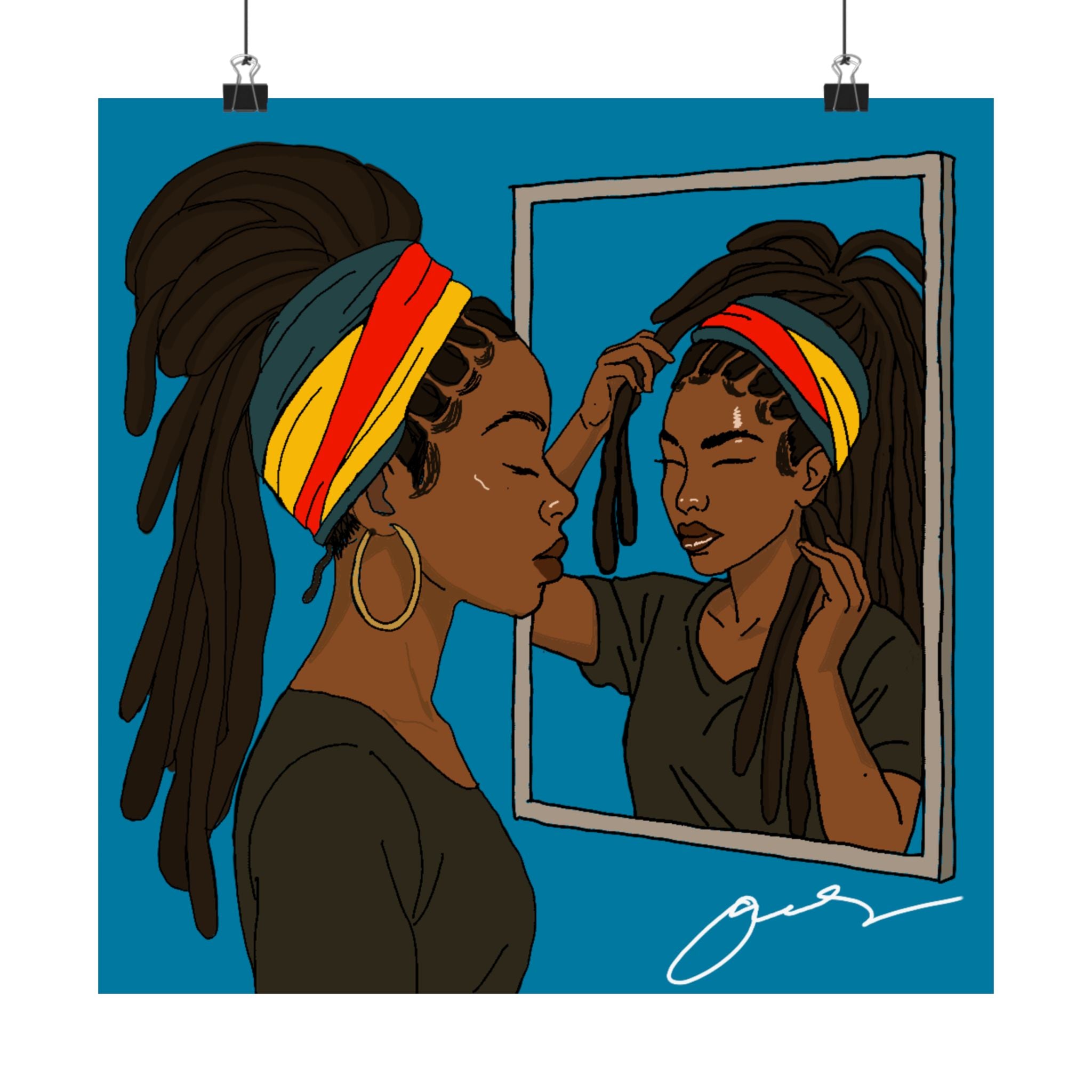 Reflection of Strength Poster