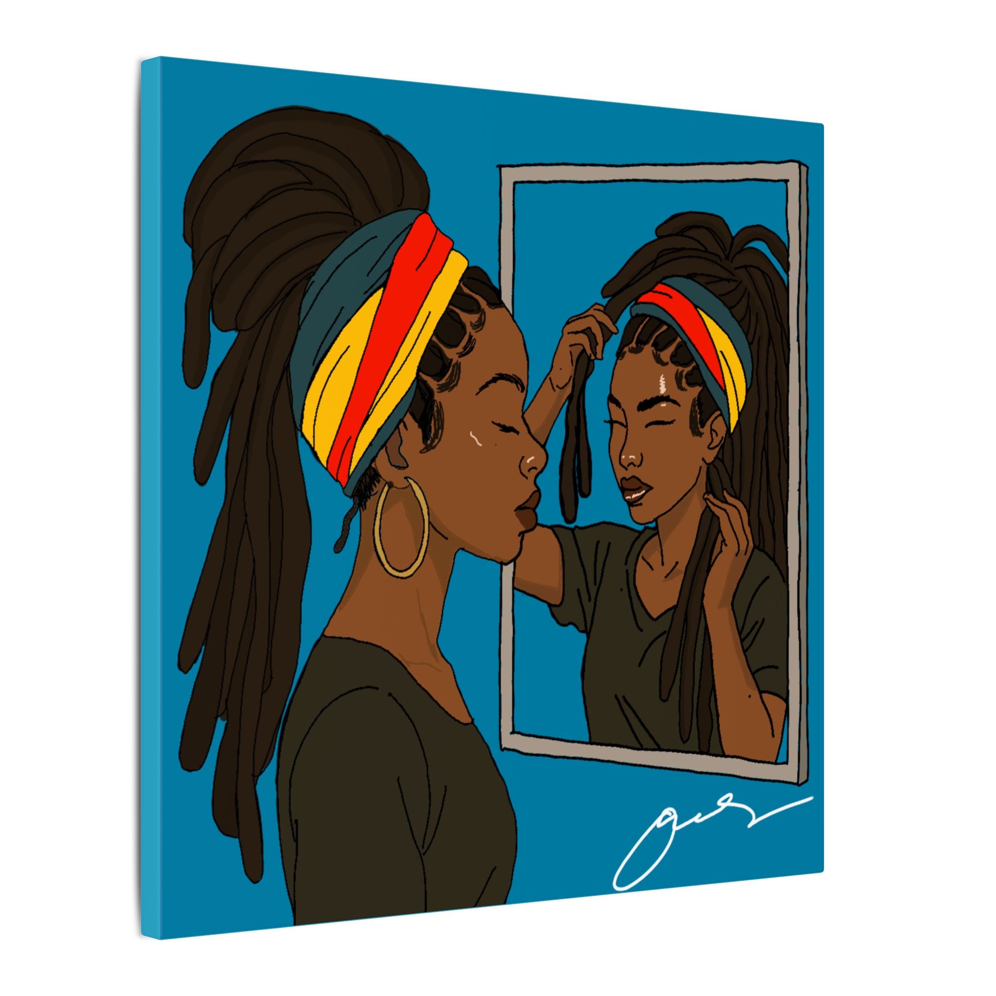 Reflection of Strength (Digital Drawn)