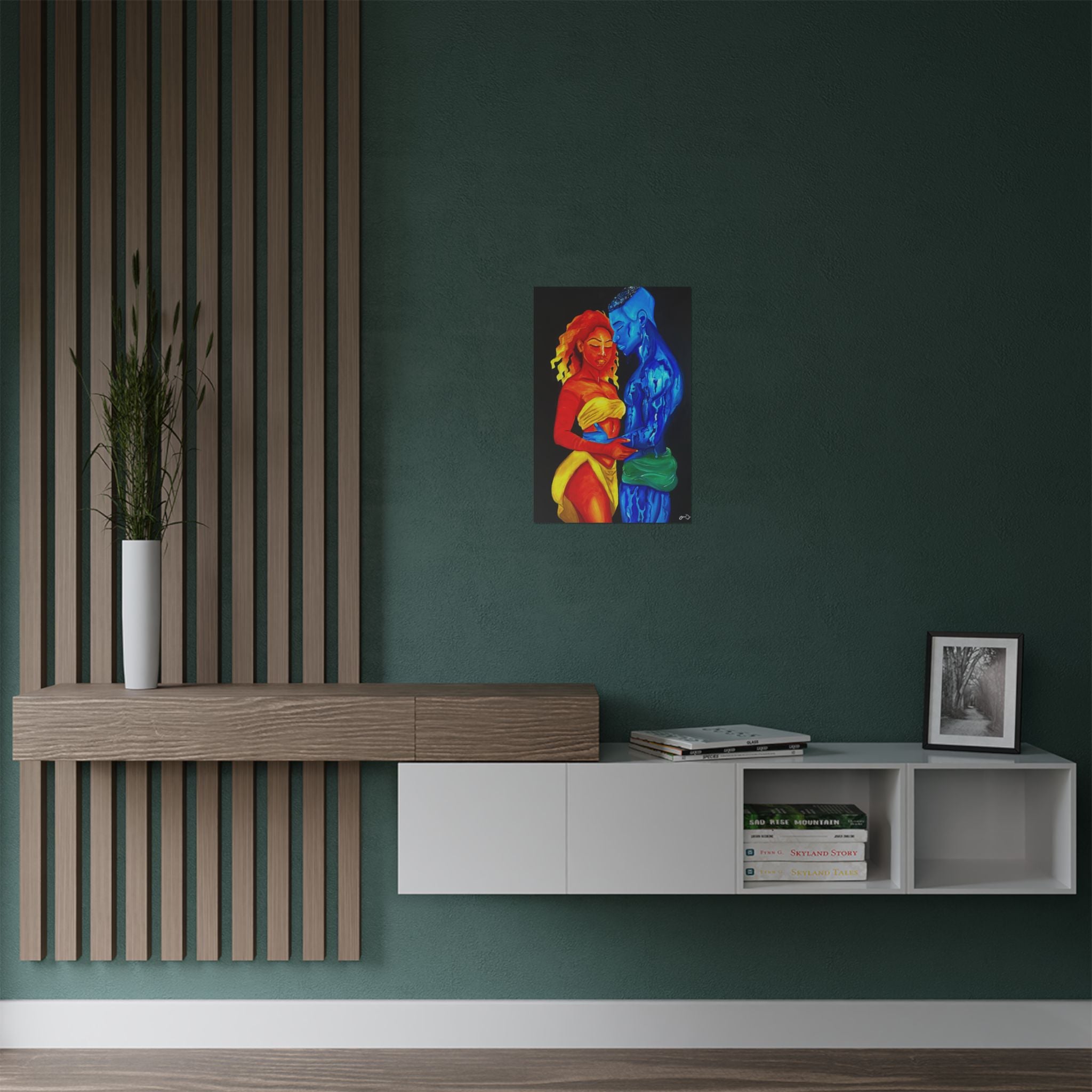 A Love Worth Evaporating For Poster (Black Background)