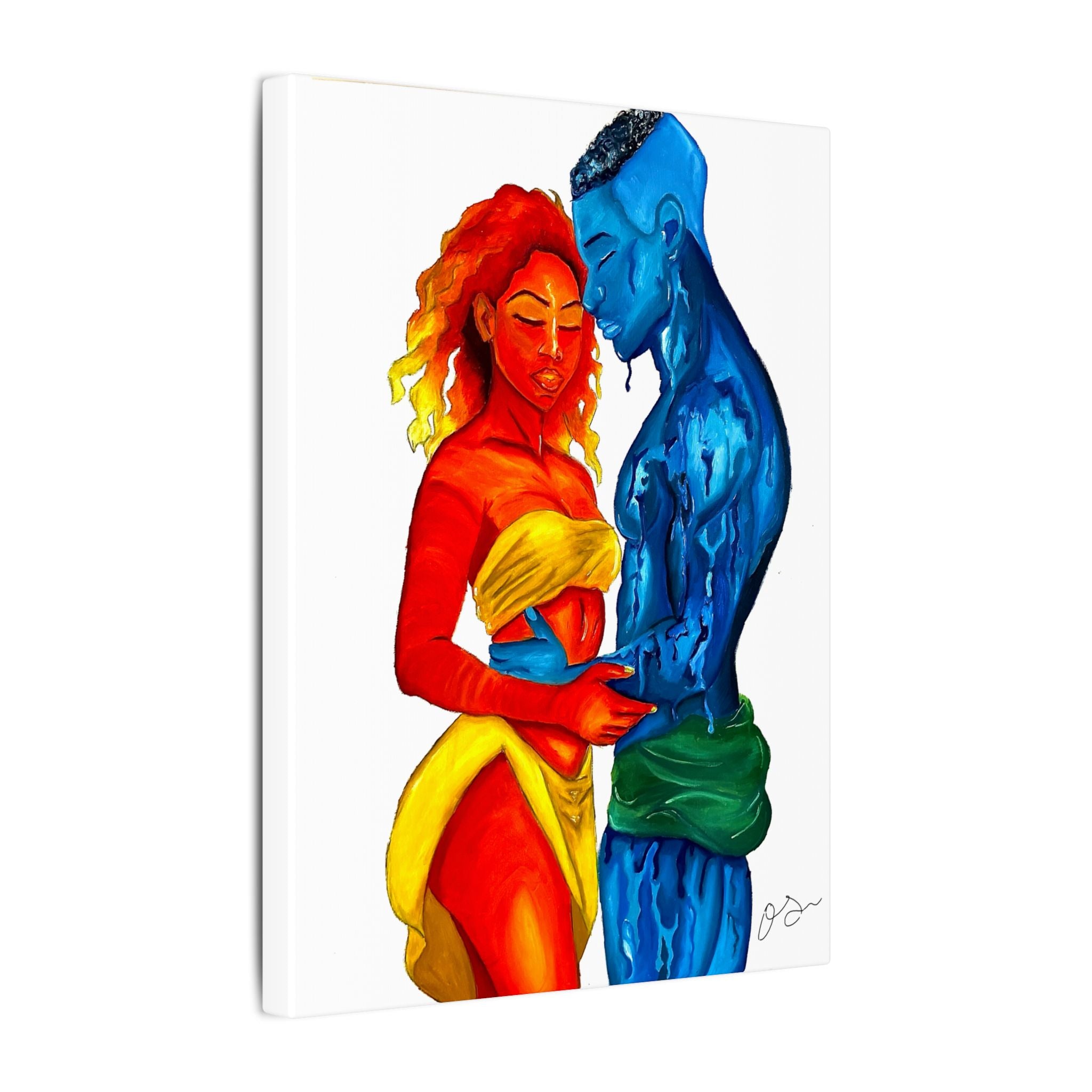 A Love Worth Evaporating For (Painted | White Background)
