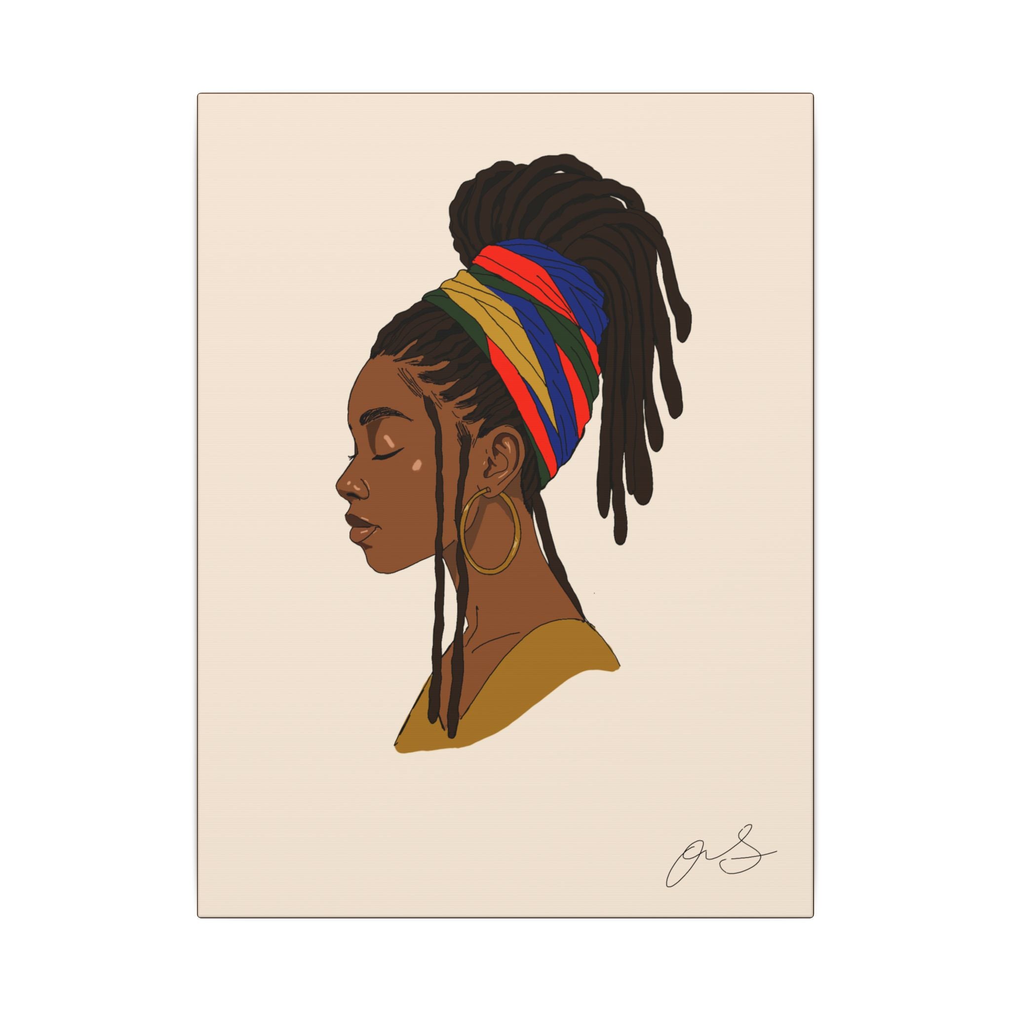 Side of Her Soul (Digital Drawn)