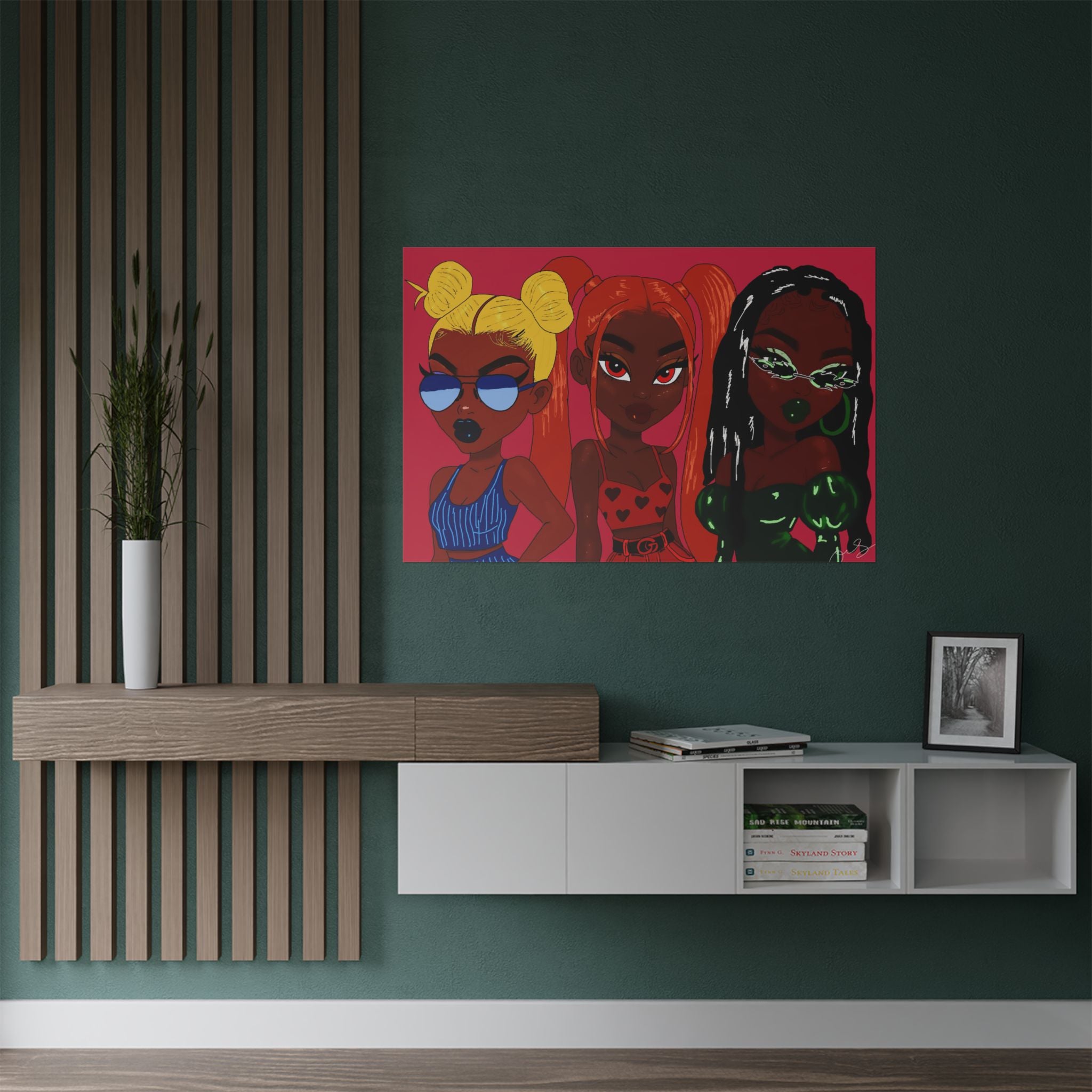 Bratz x Powerpuff Girls Poster (Digital Drawn)