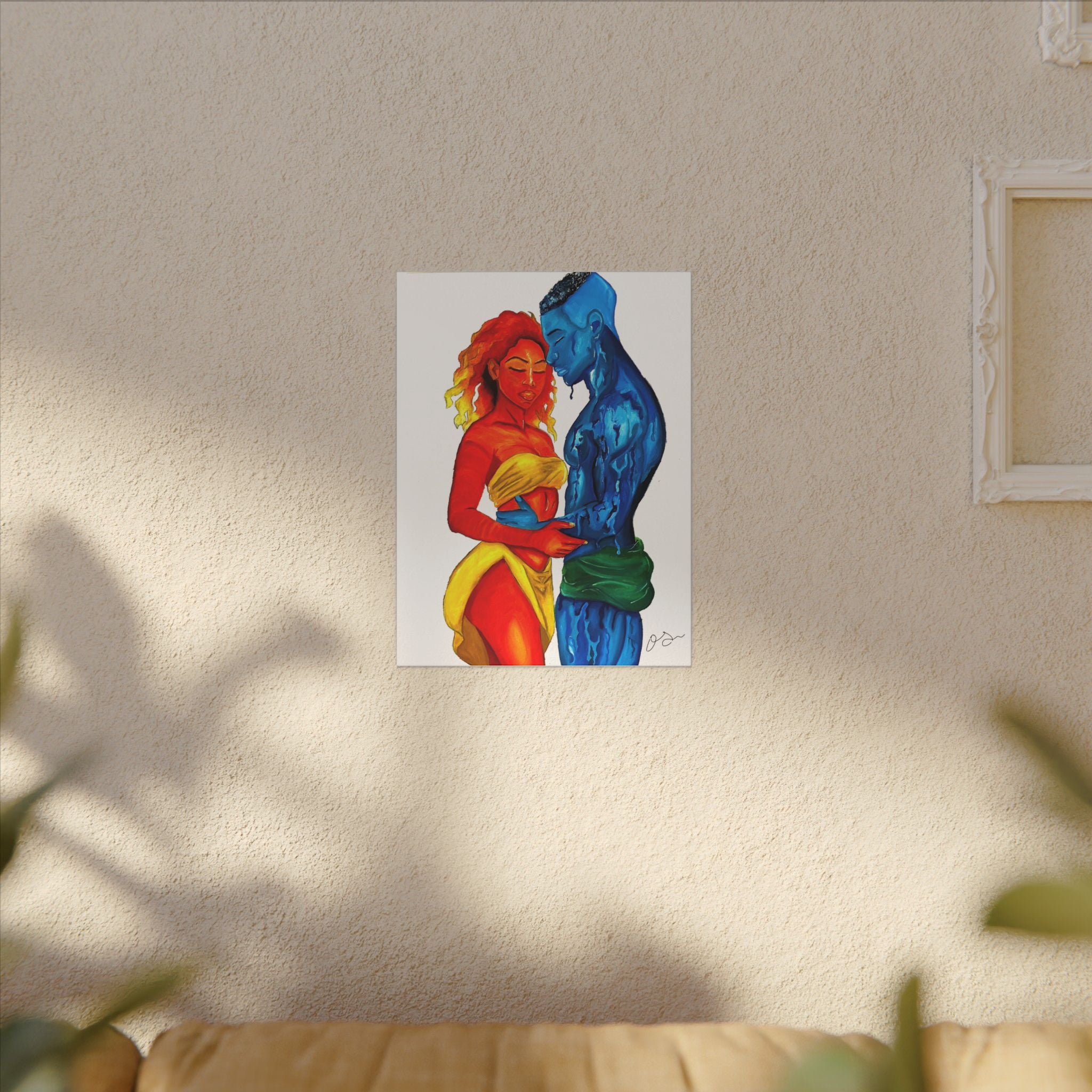A Love Worth Evaporating For (Painted | White Background)